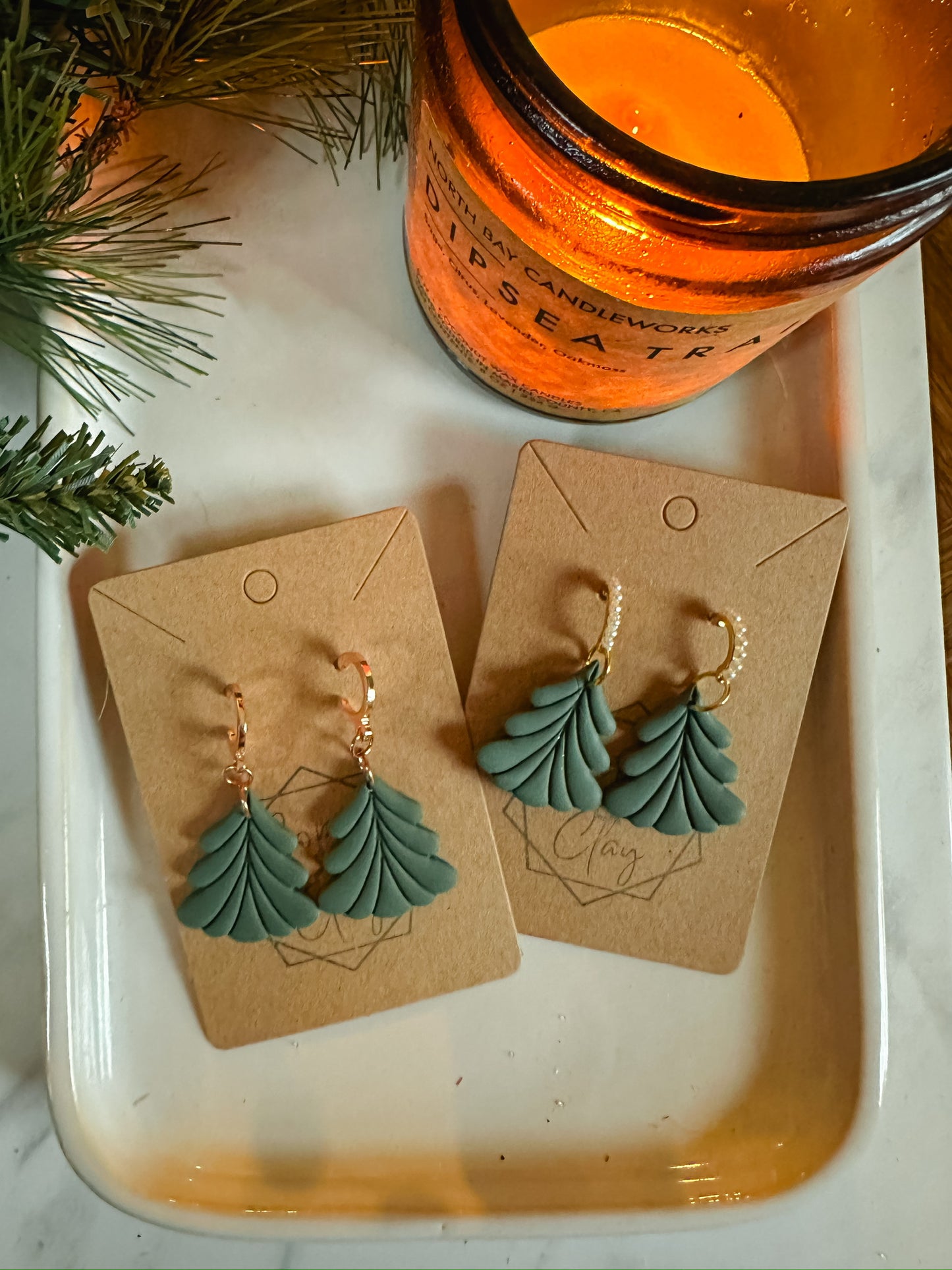 Retro Tree Statement Earring