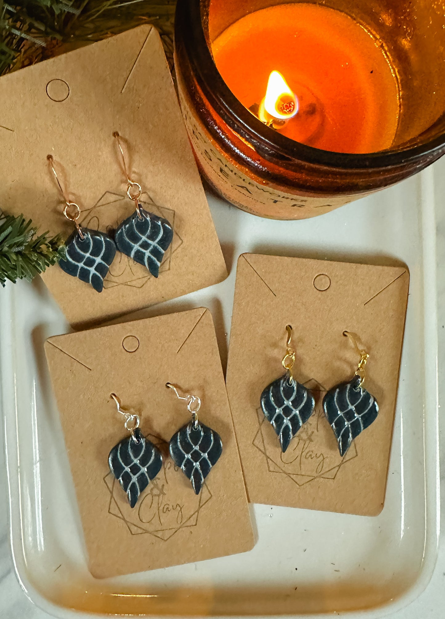 Elegant Ornament Drop Earring