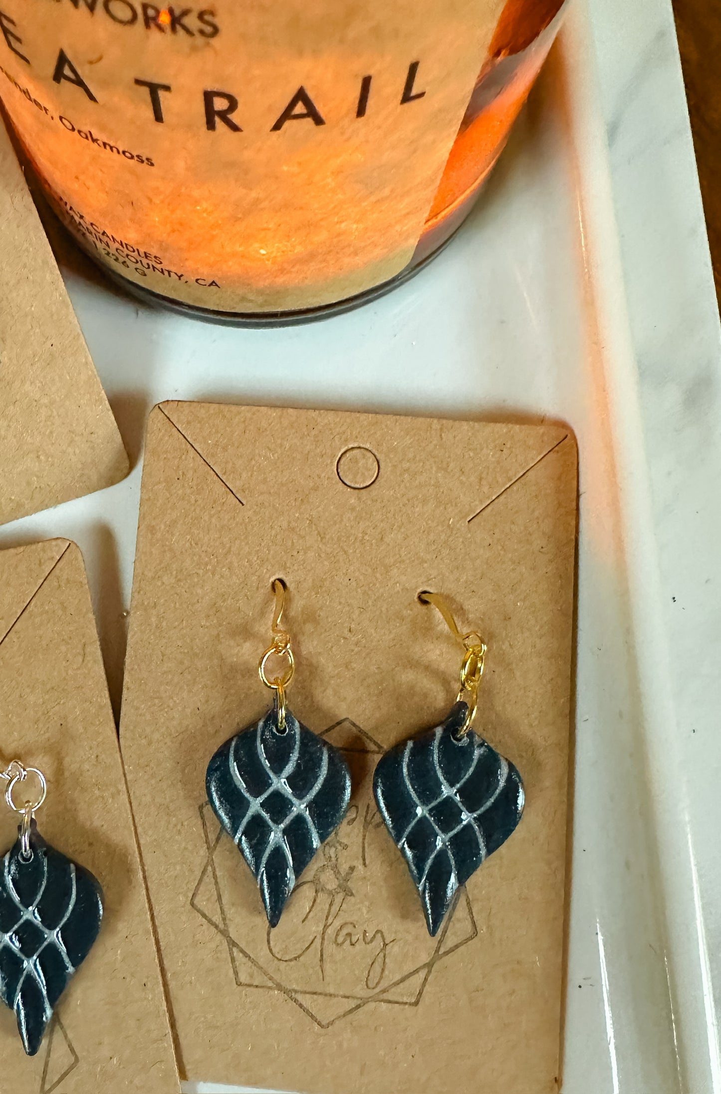 Elegant Ornament Drop Earring