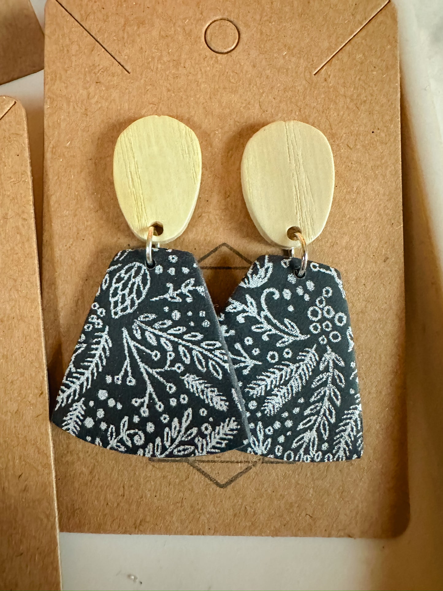 Winter Woodland Statement Earring