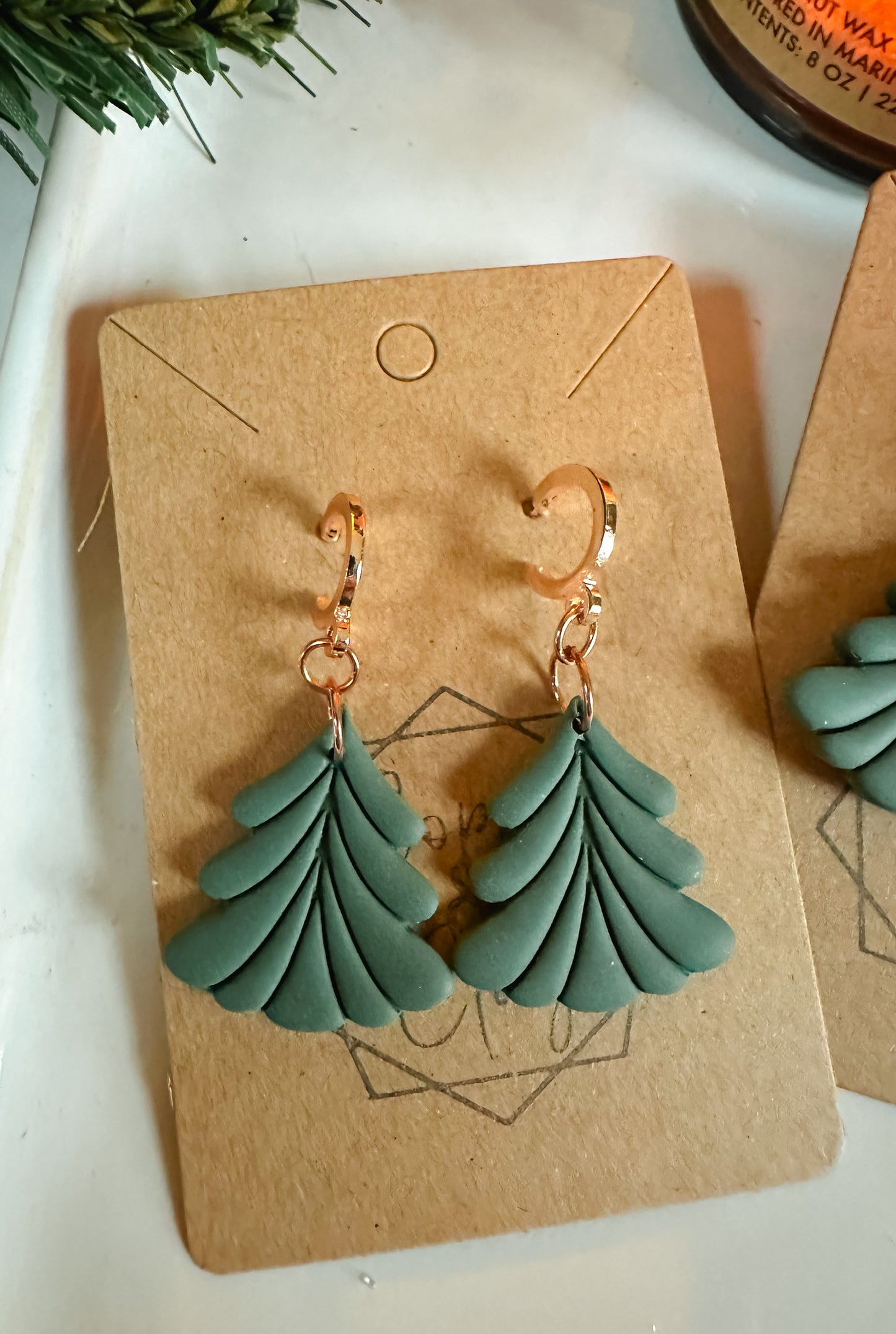 Retro Tree Statement Earring