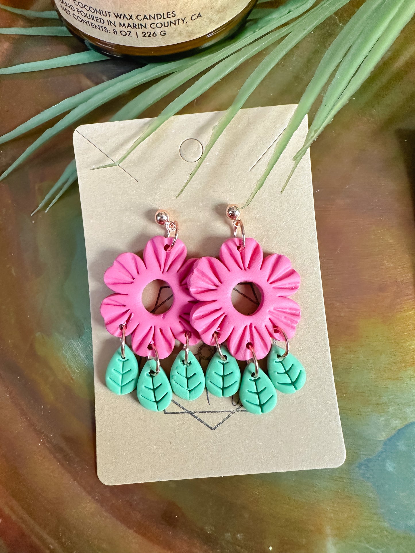 Hibiscus Dangle Earring