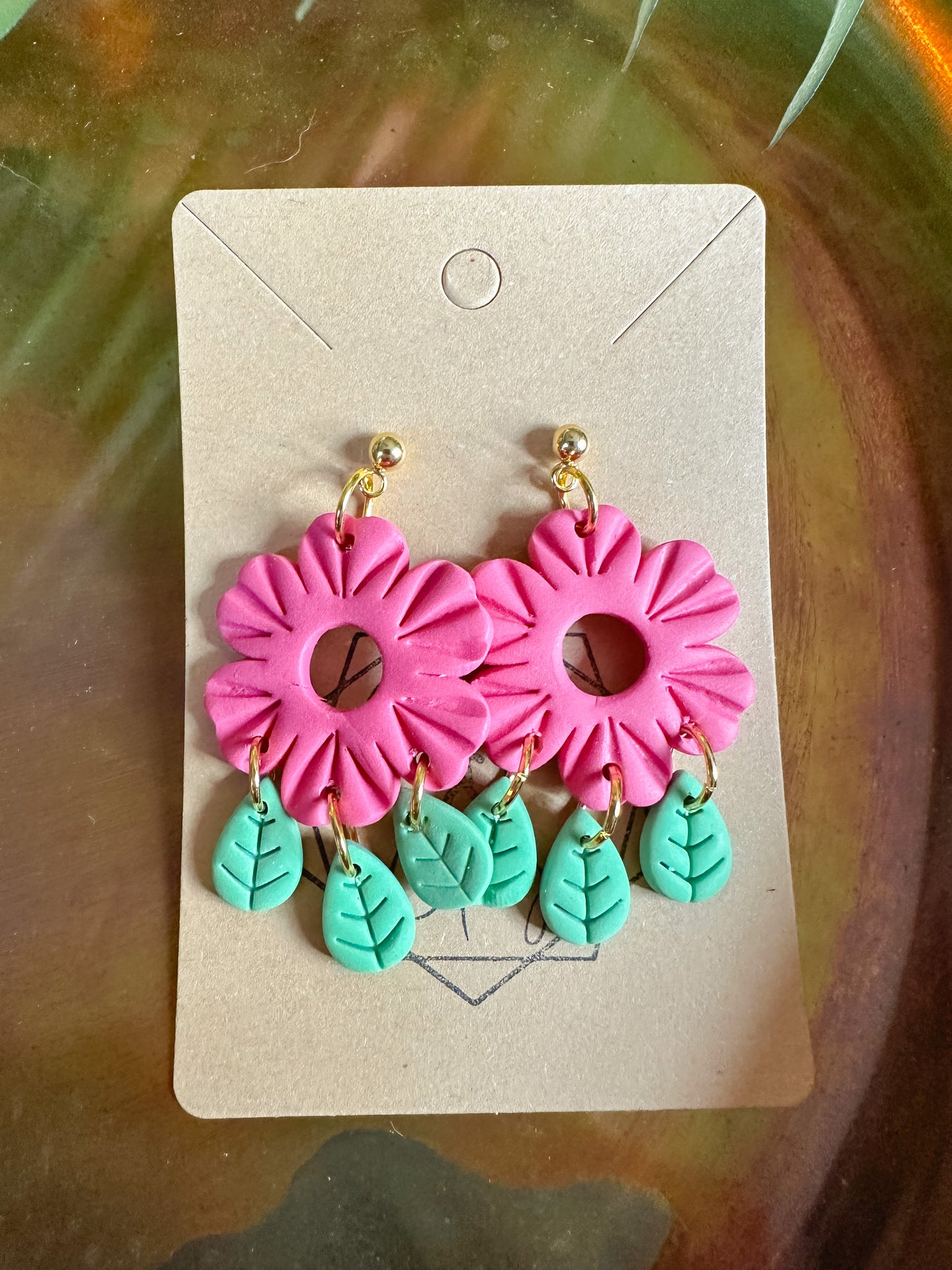 Hibiscus Dangle Earring