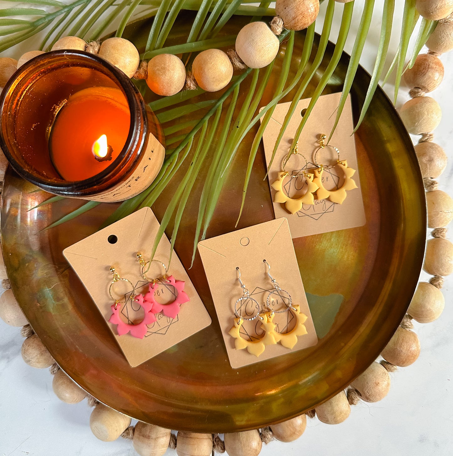 Summer Hoop Statement Earring