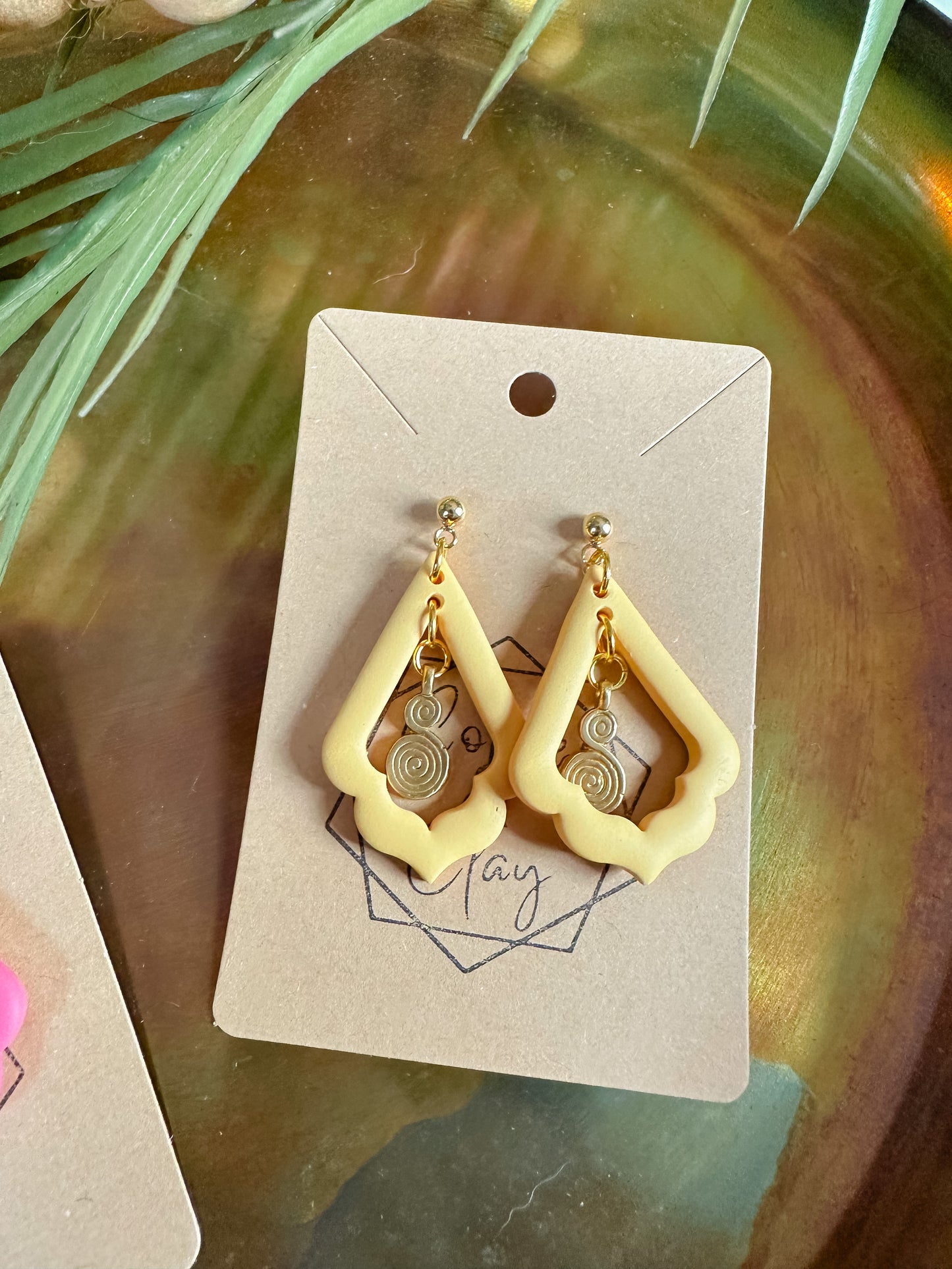 Summer Swirl Statement Earring