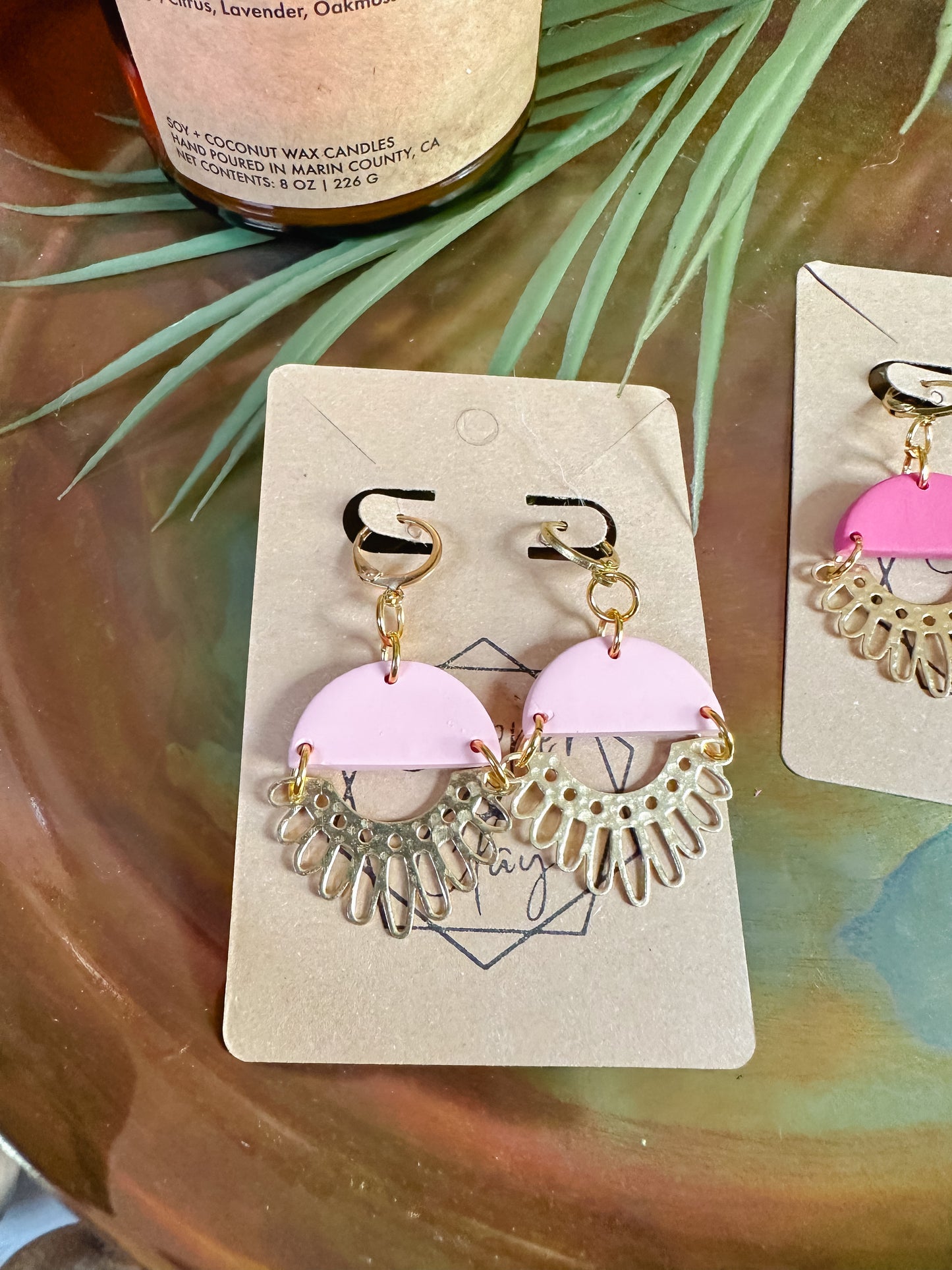 Floral Sunburst Dangle
