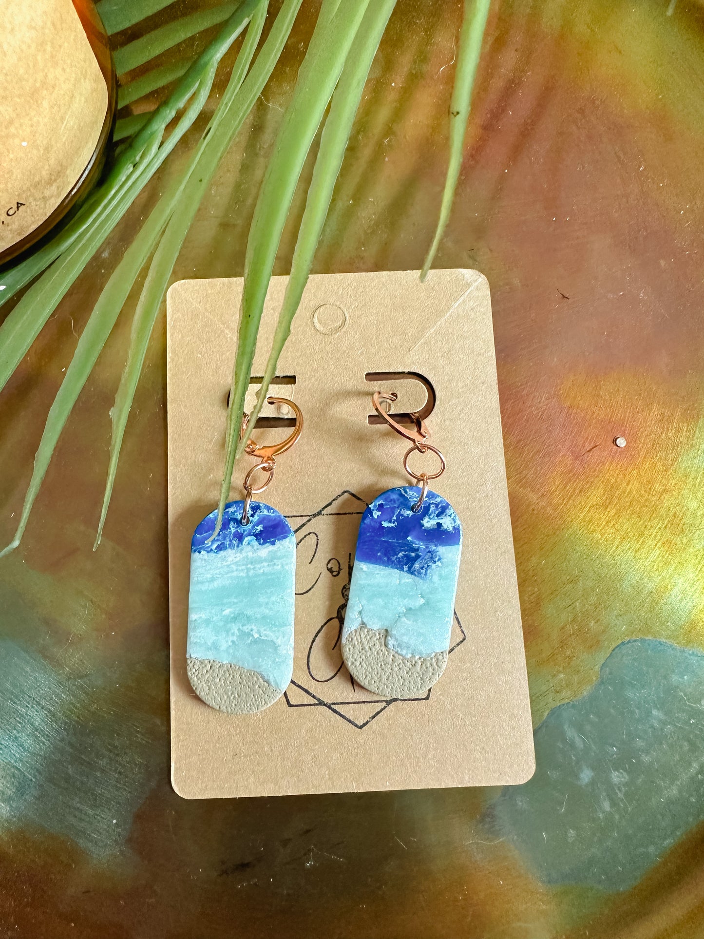 Beachside Oval Earring