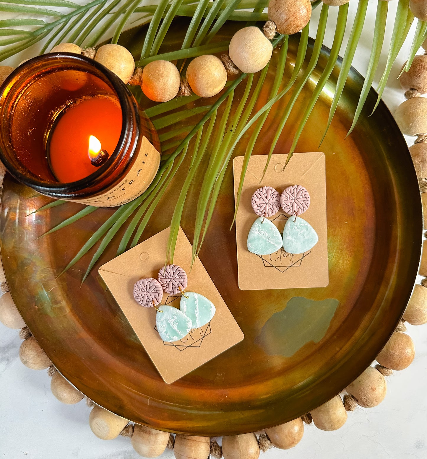 Rattan Quartz Drop Earring