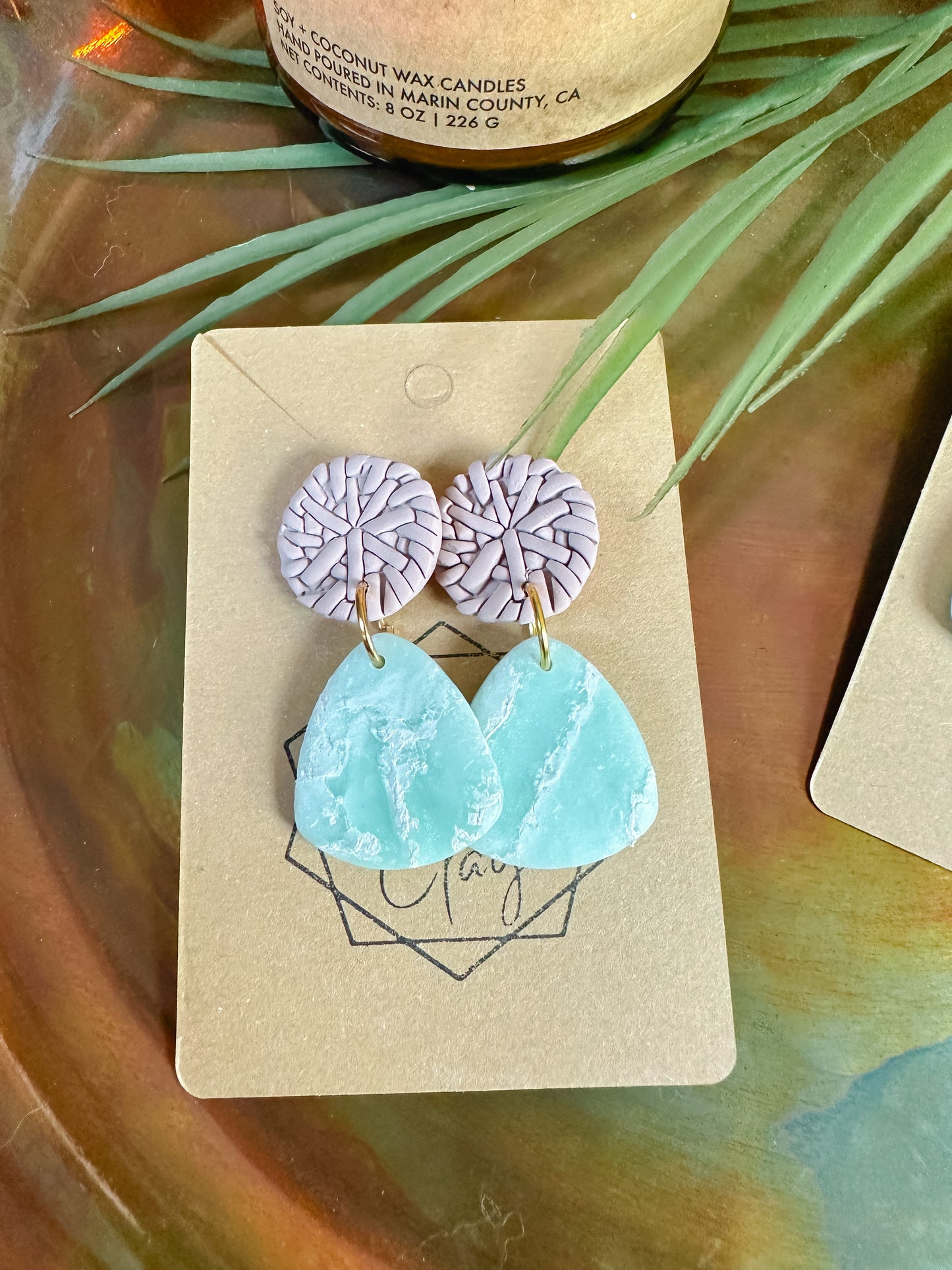 Rattan Quartz Drop Earring