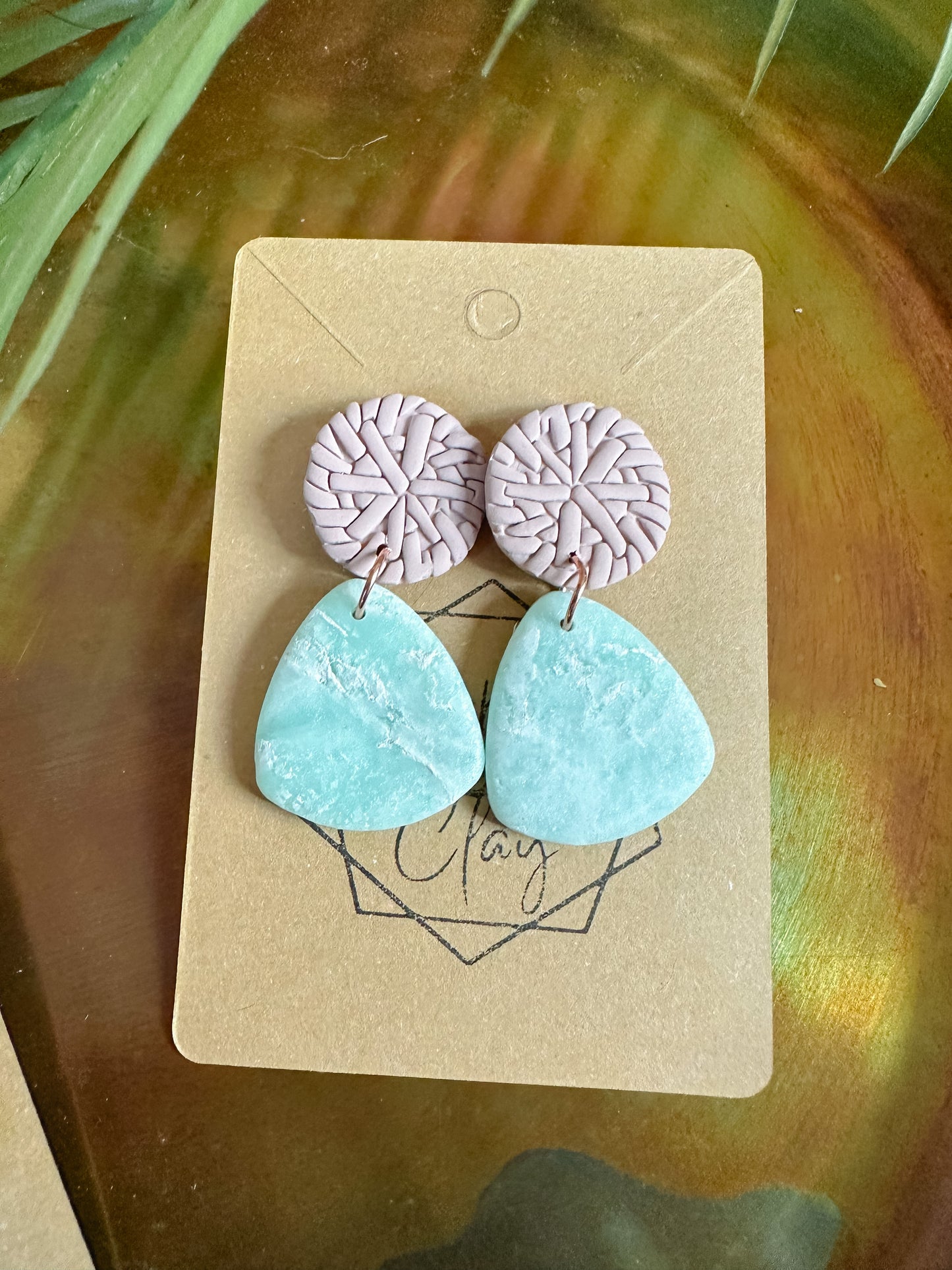 Rattan Quartz Drop Earring
