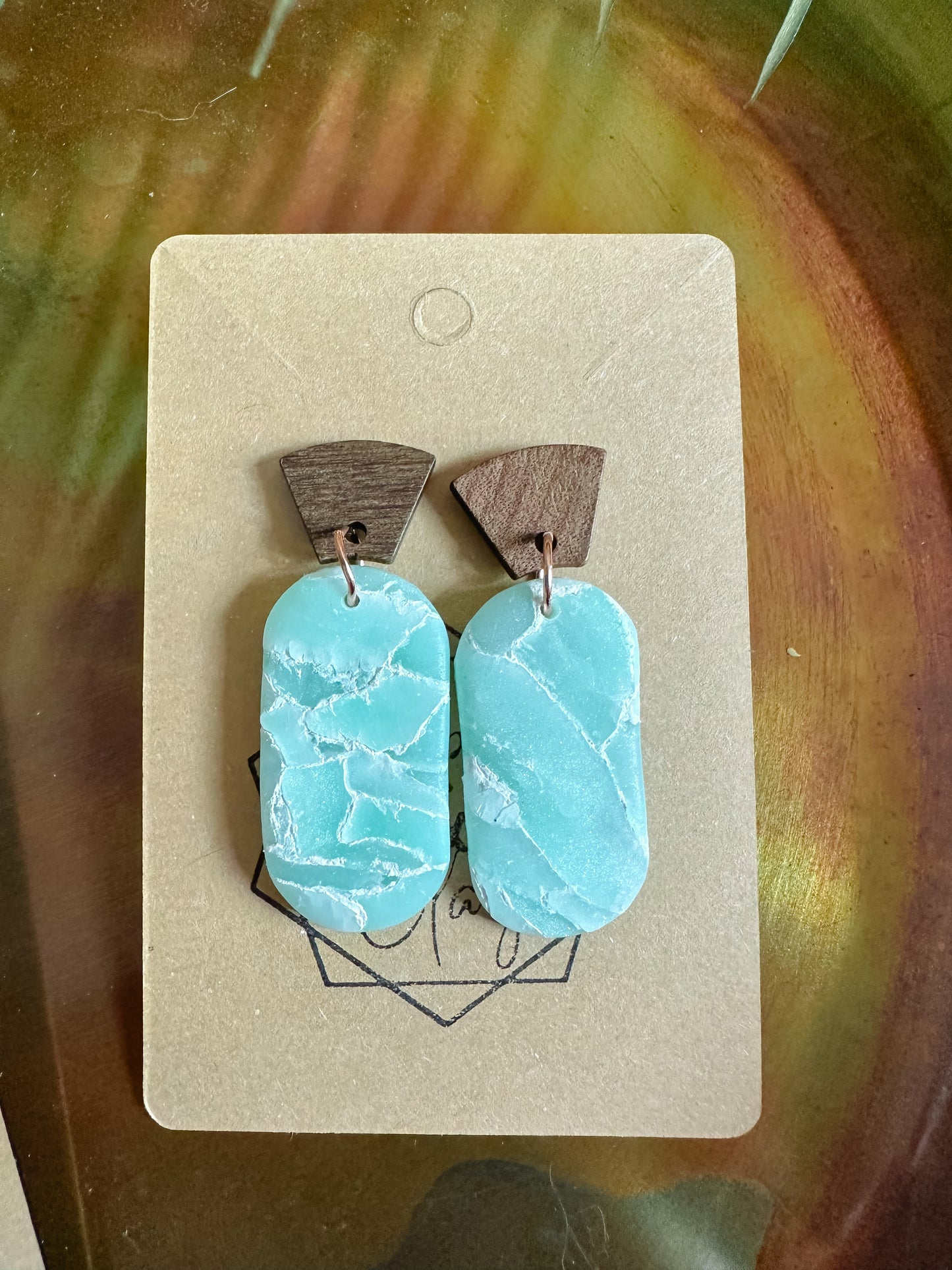 Rattan Quartz Oval Drop Earring