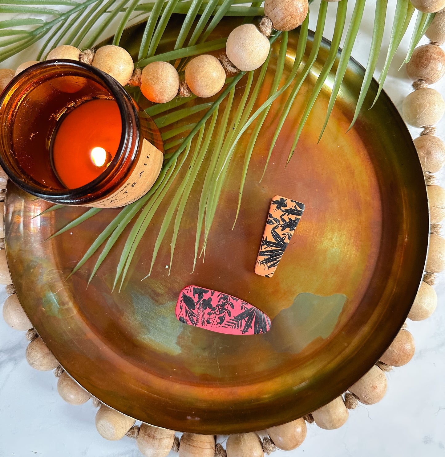 Tropical Sunset Hair Clip