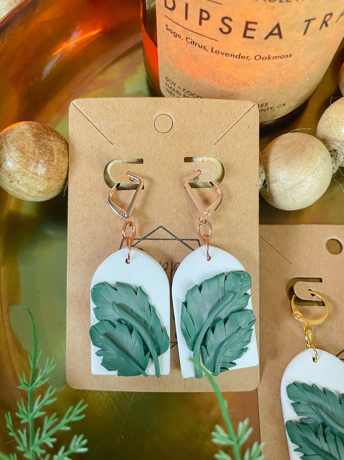 Banana Leaf Statement Huggie