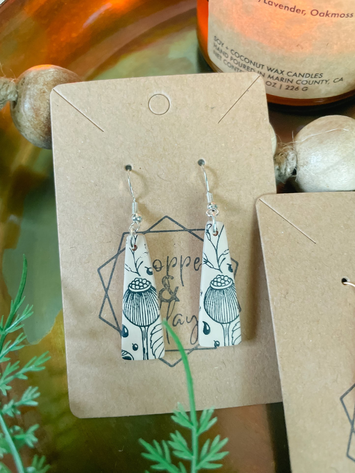 Midnight Garden Drop Earring