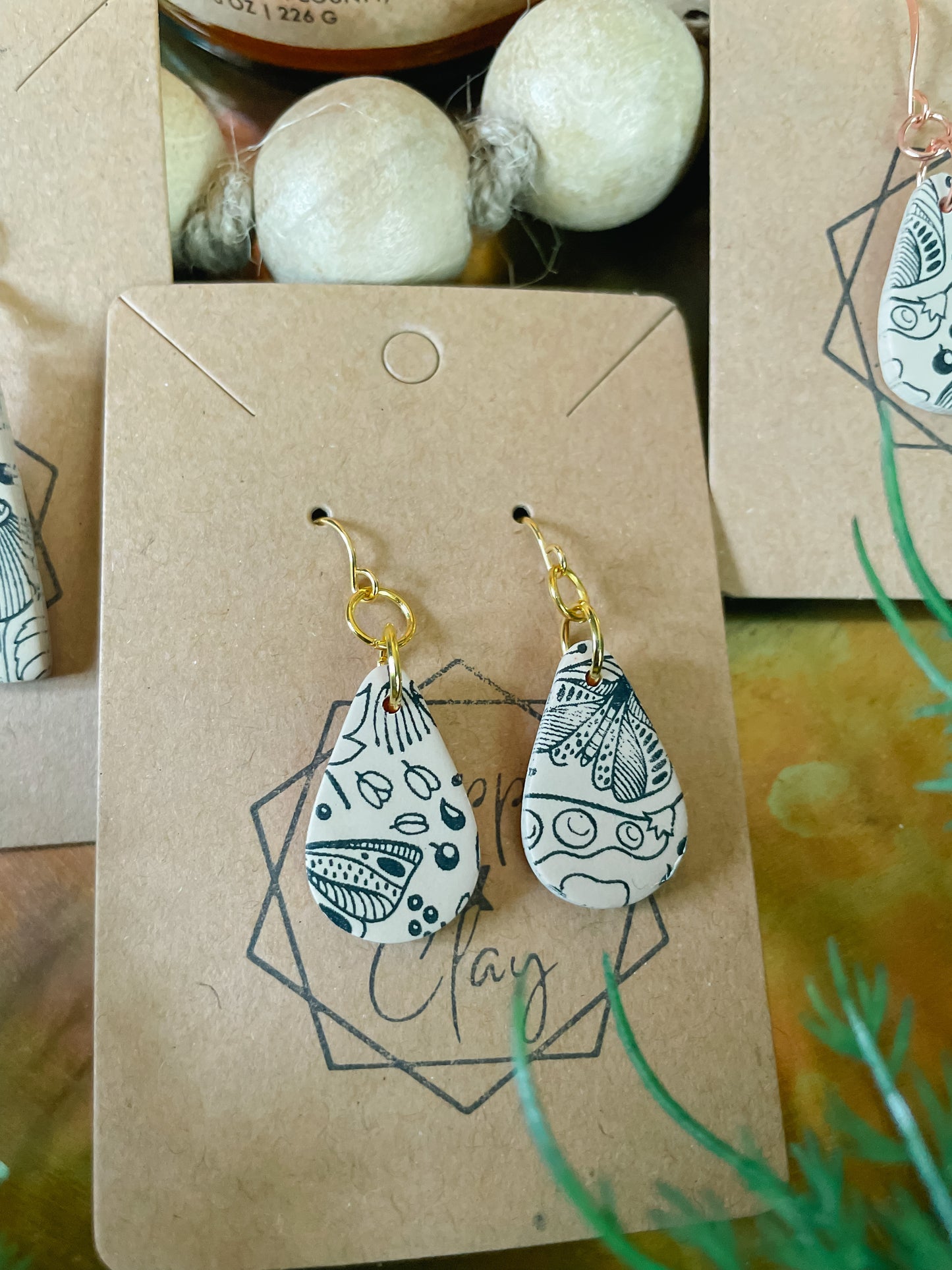 Midnight Garden Drop Earring