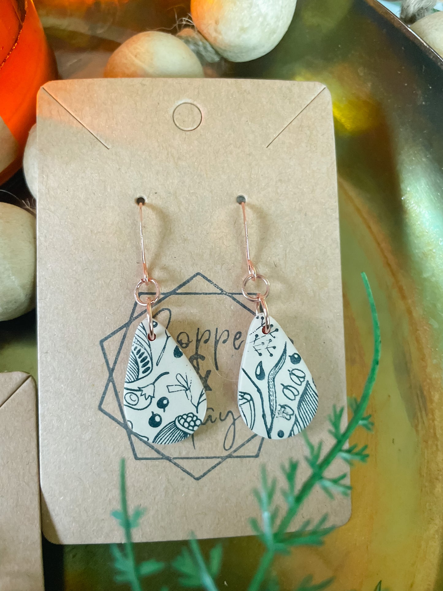 Midnight Garden Drop Earring