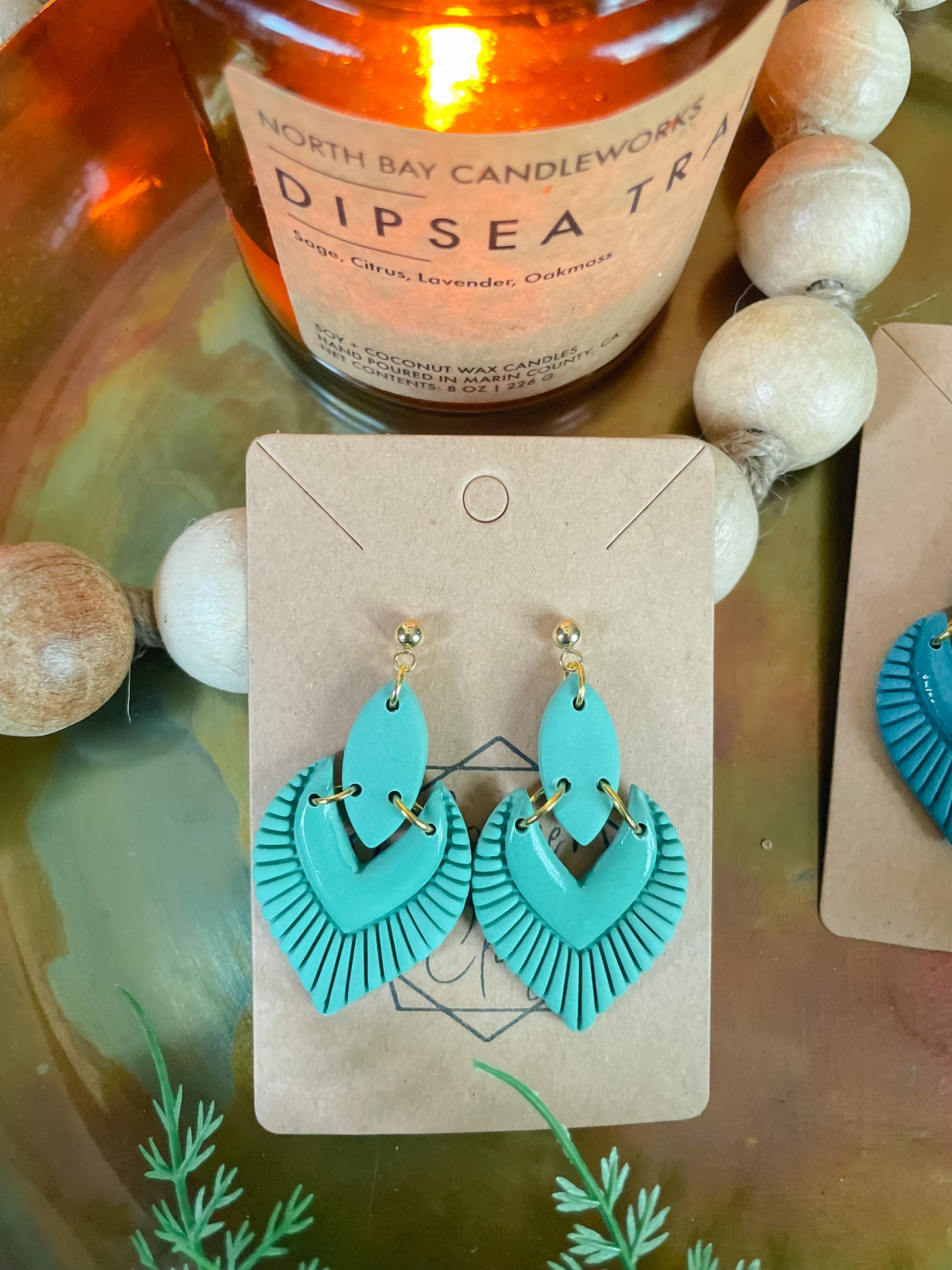 Art Deco Statement Earring