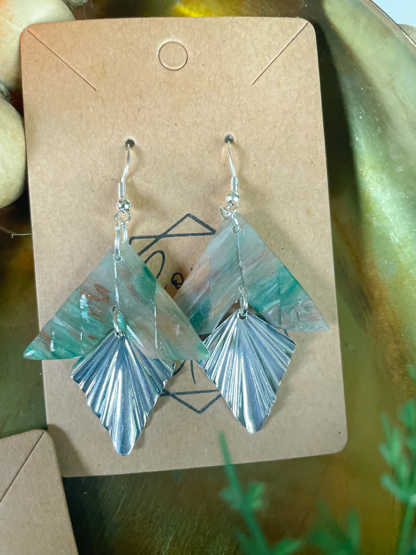 Faux Stone Statement Earring