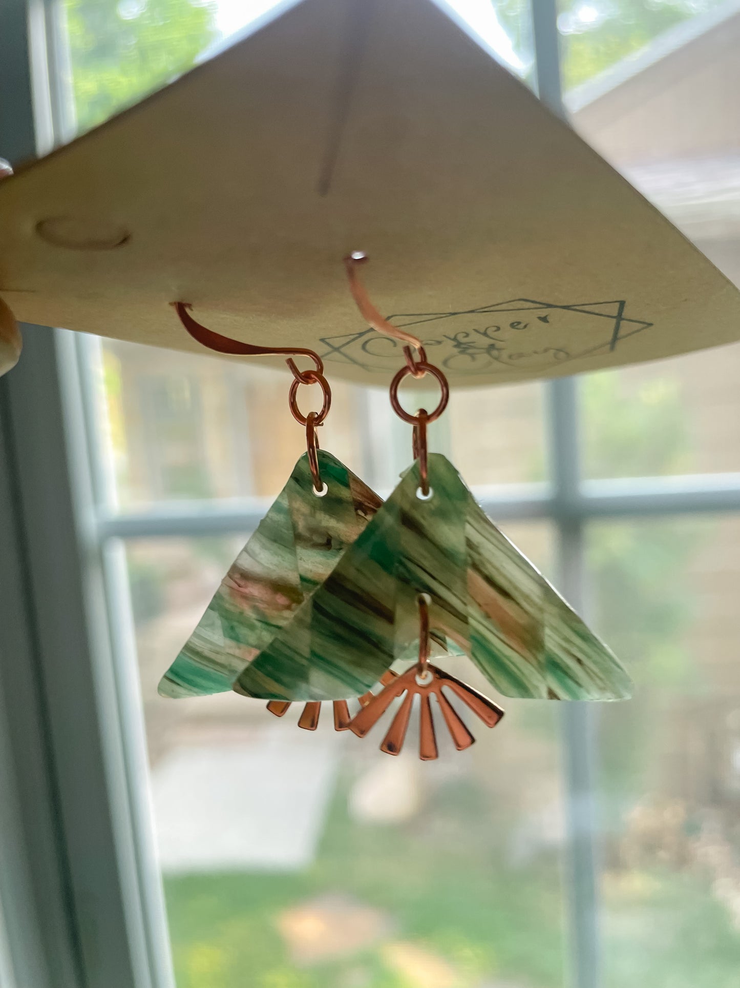 Faux Stone Statement Earring