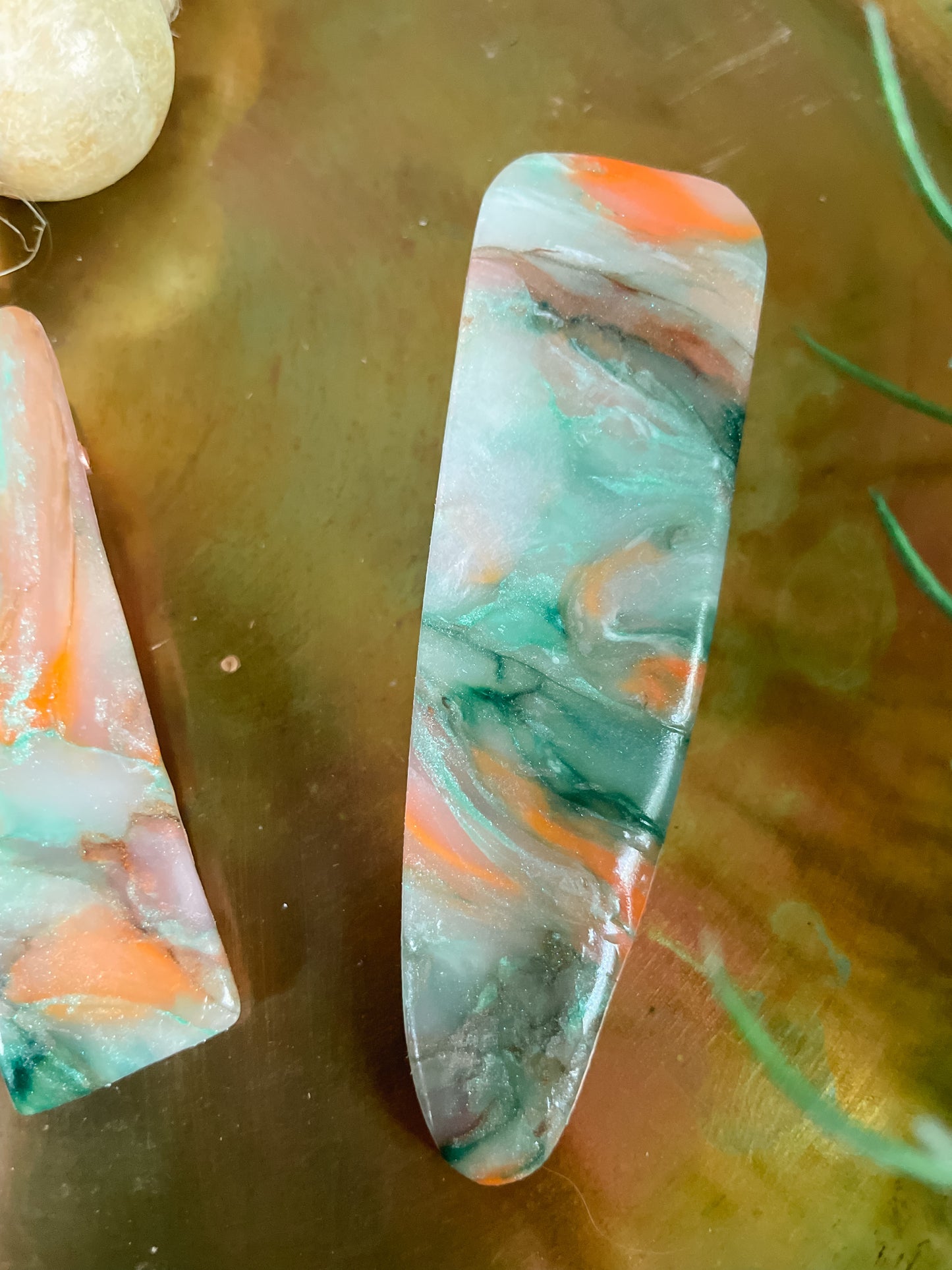 Faux Stone Hair Clip