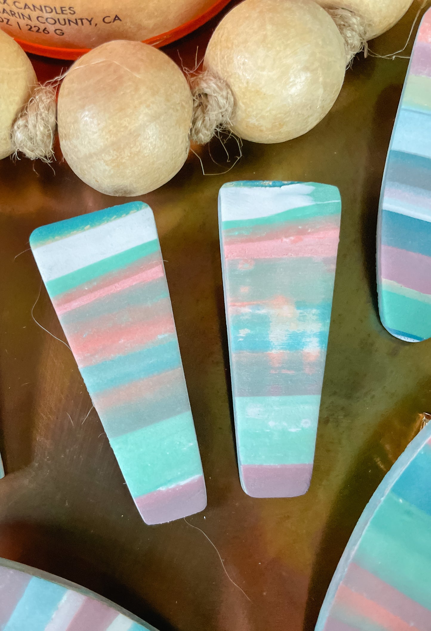 Summer Stripe Hair Clip