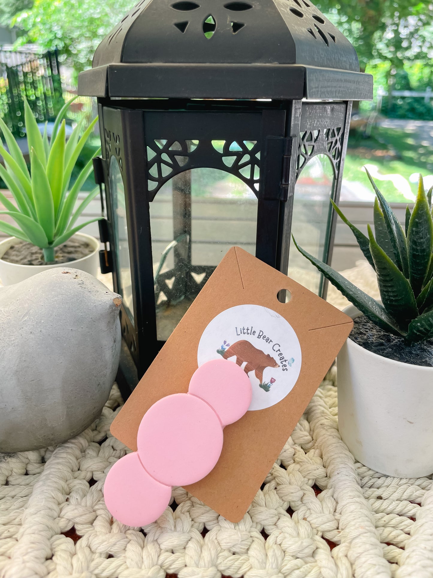 Large Circle Hair Clip