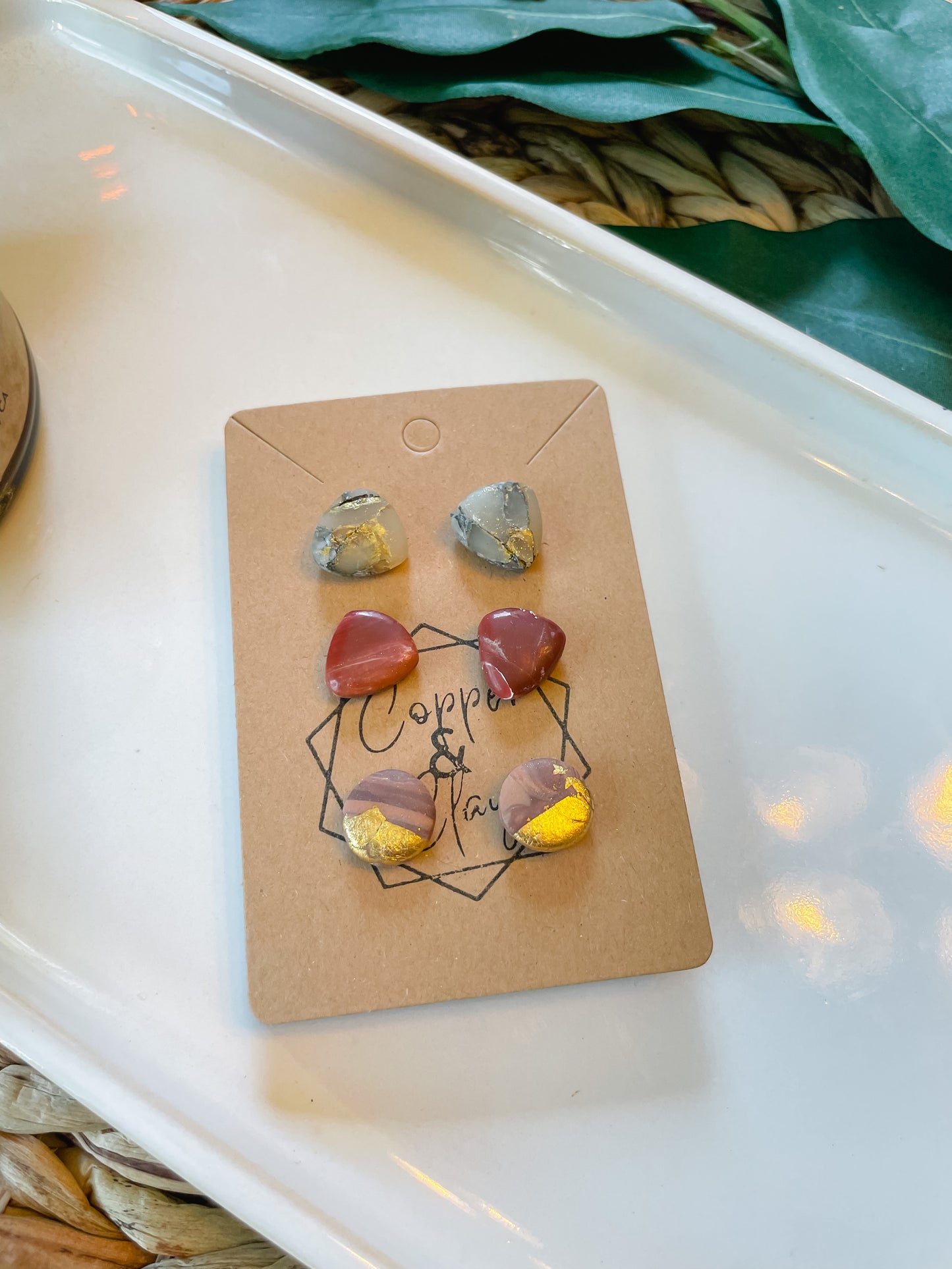 National Parks Small Stone Stud 3-Pack