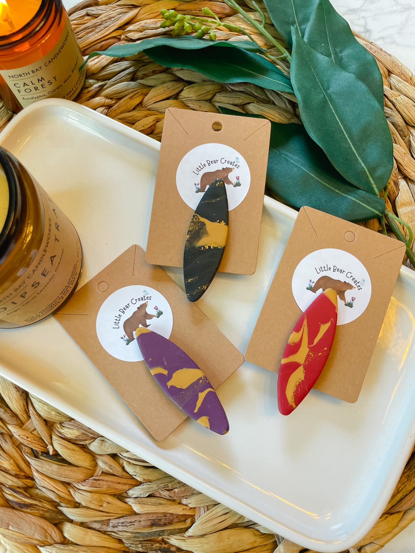 Team Spirit Oval Hair Clip