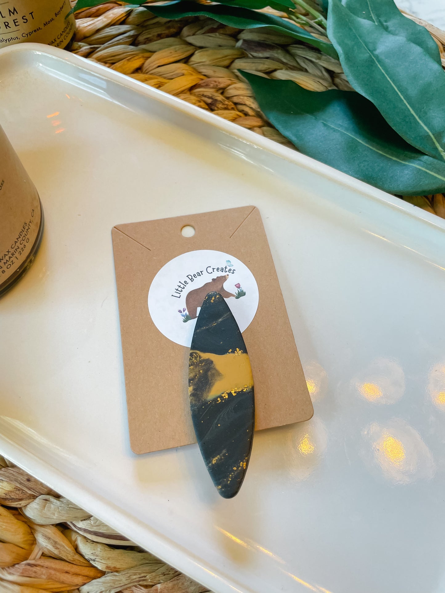 Team Spirit Oval Hair Clip