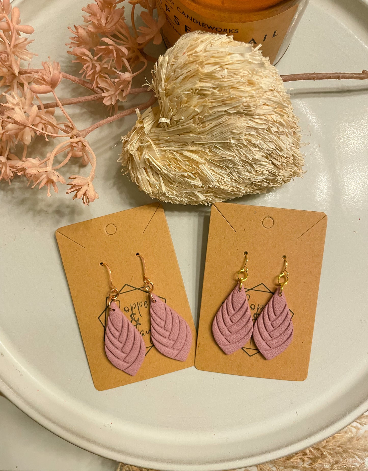 "Soul Mate" Botanical Statement Earring