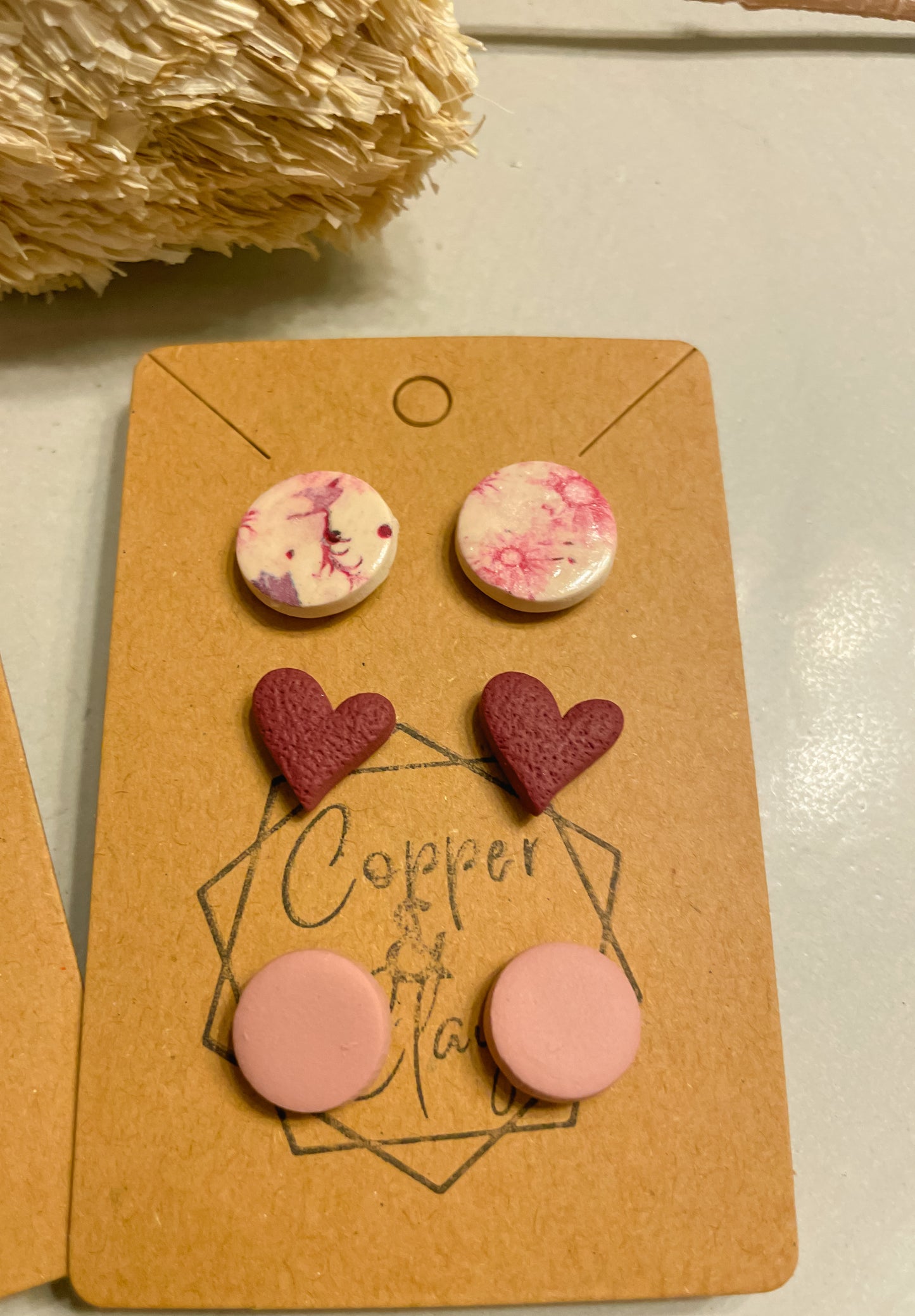 Valentine Stud 3-Pack