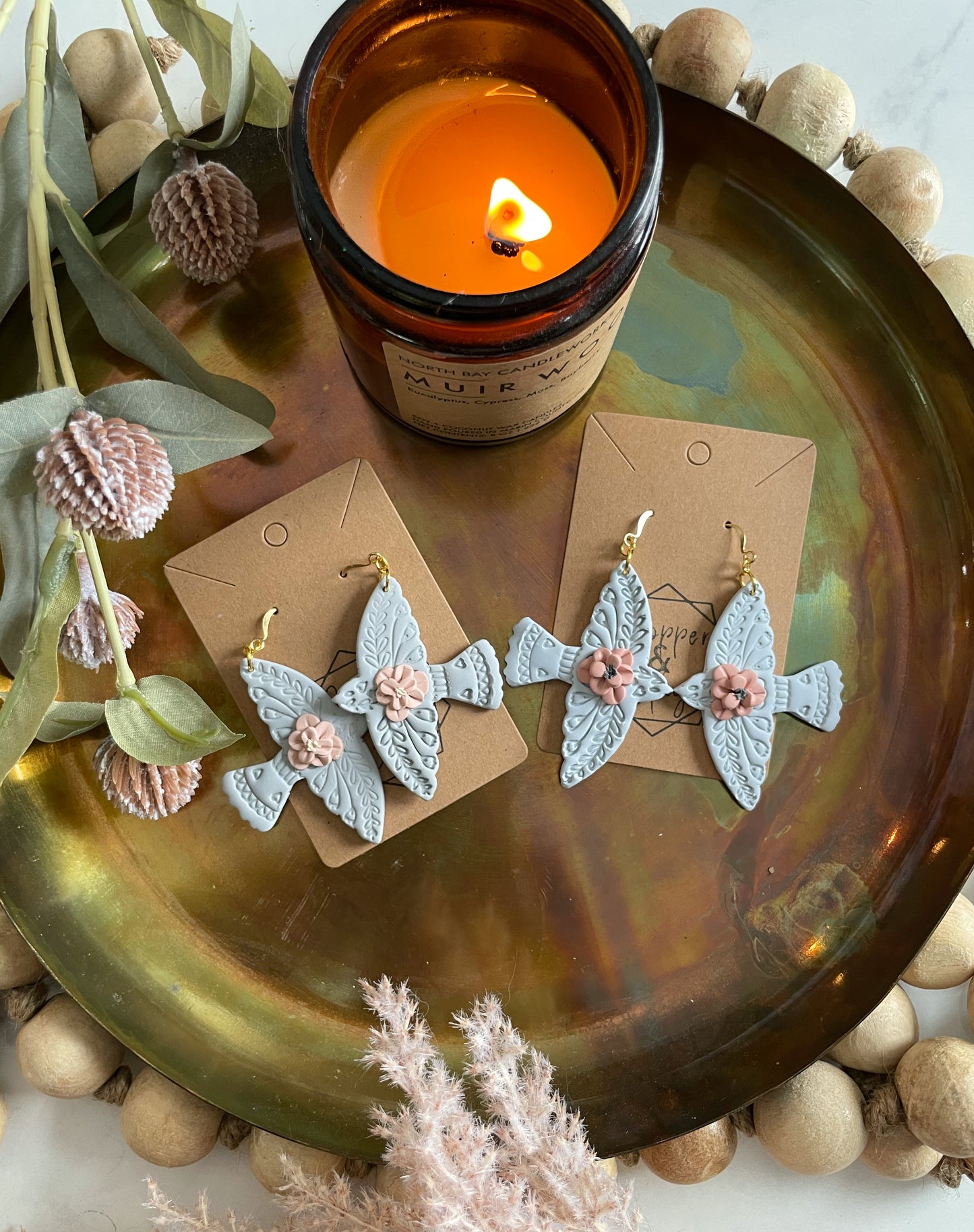 Spring Sparrow Statement Earring