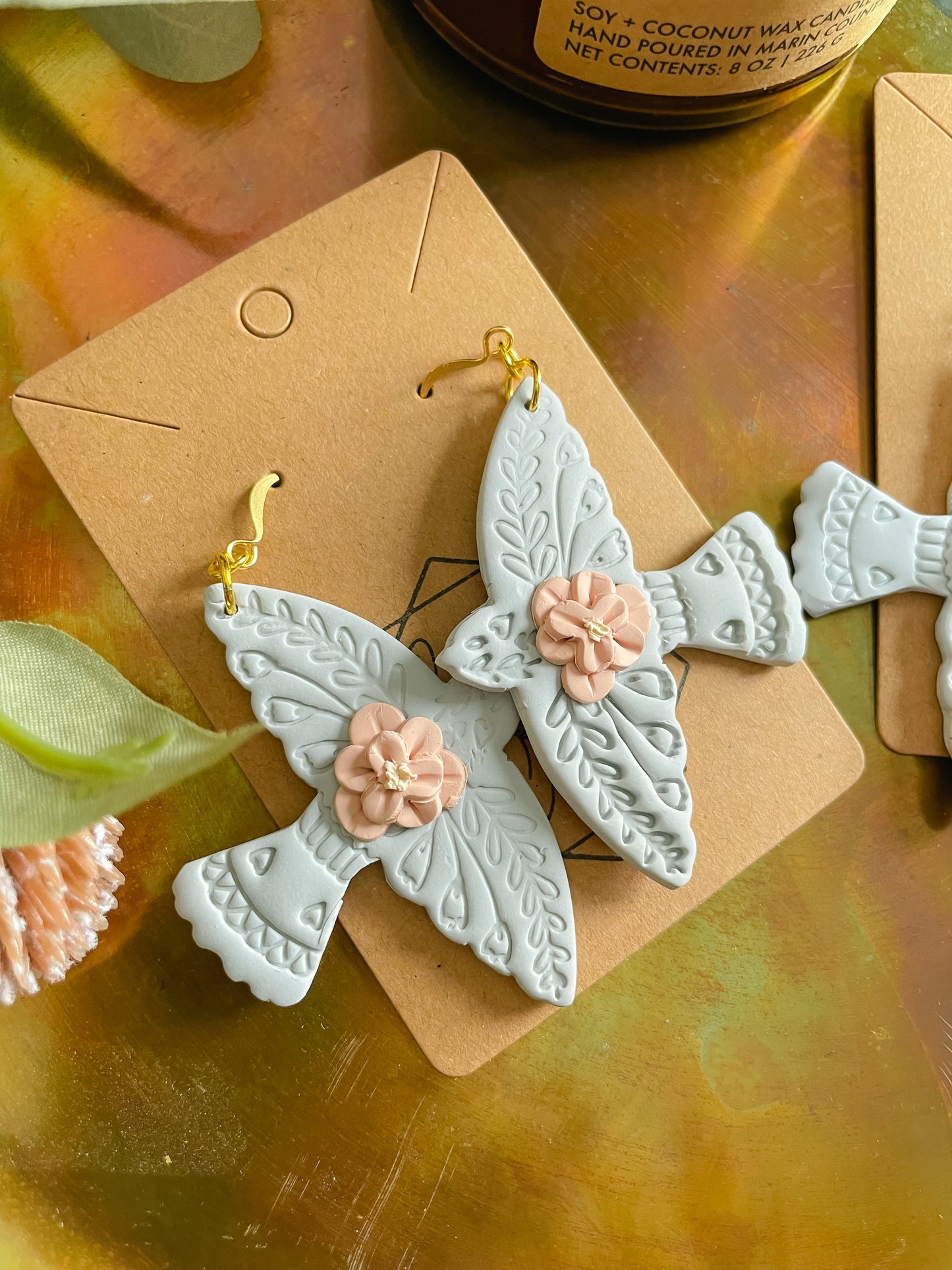 Spring Sparrow Statement Earring