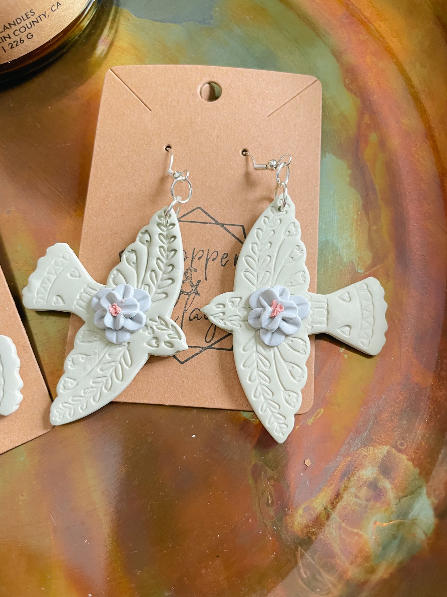 Spring Sparrow Statement Earring