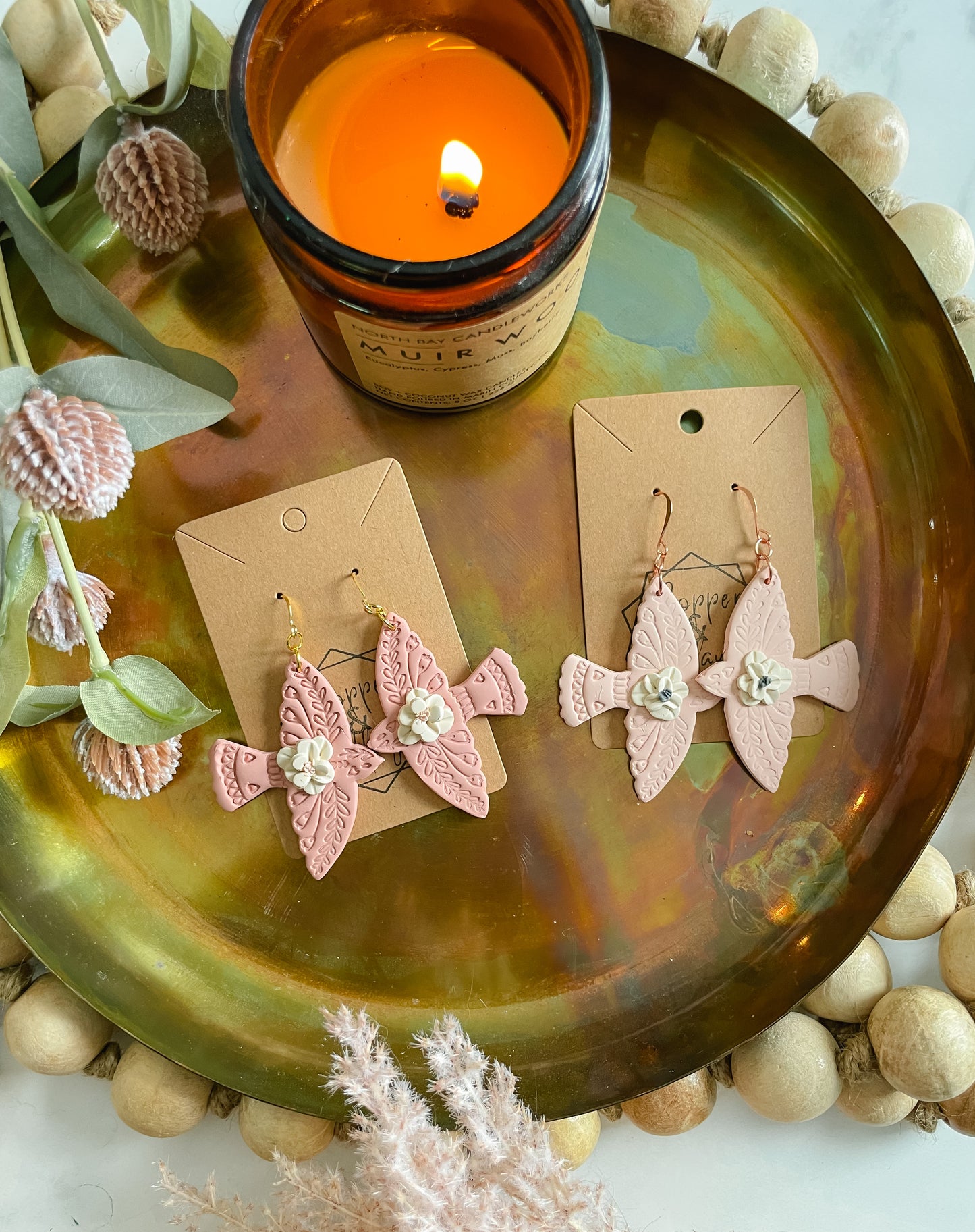 Spring Sparrow Statement Earring