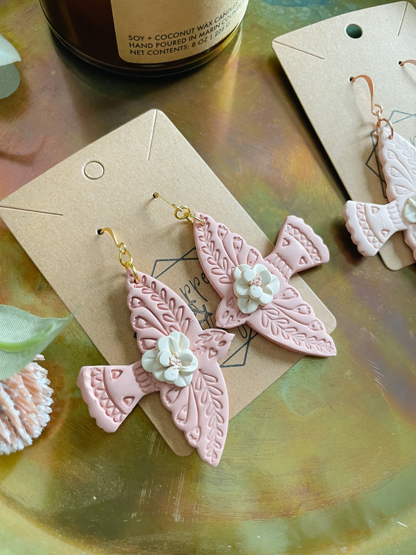 Spring Sparrow Statement Earring