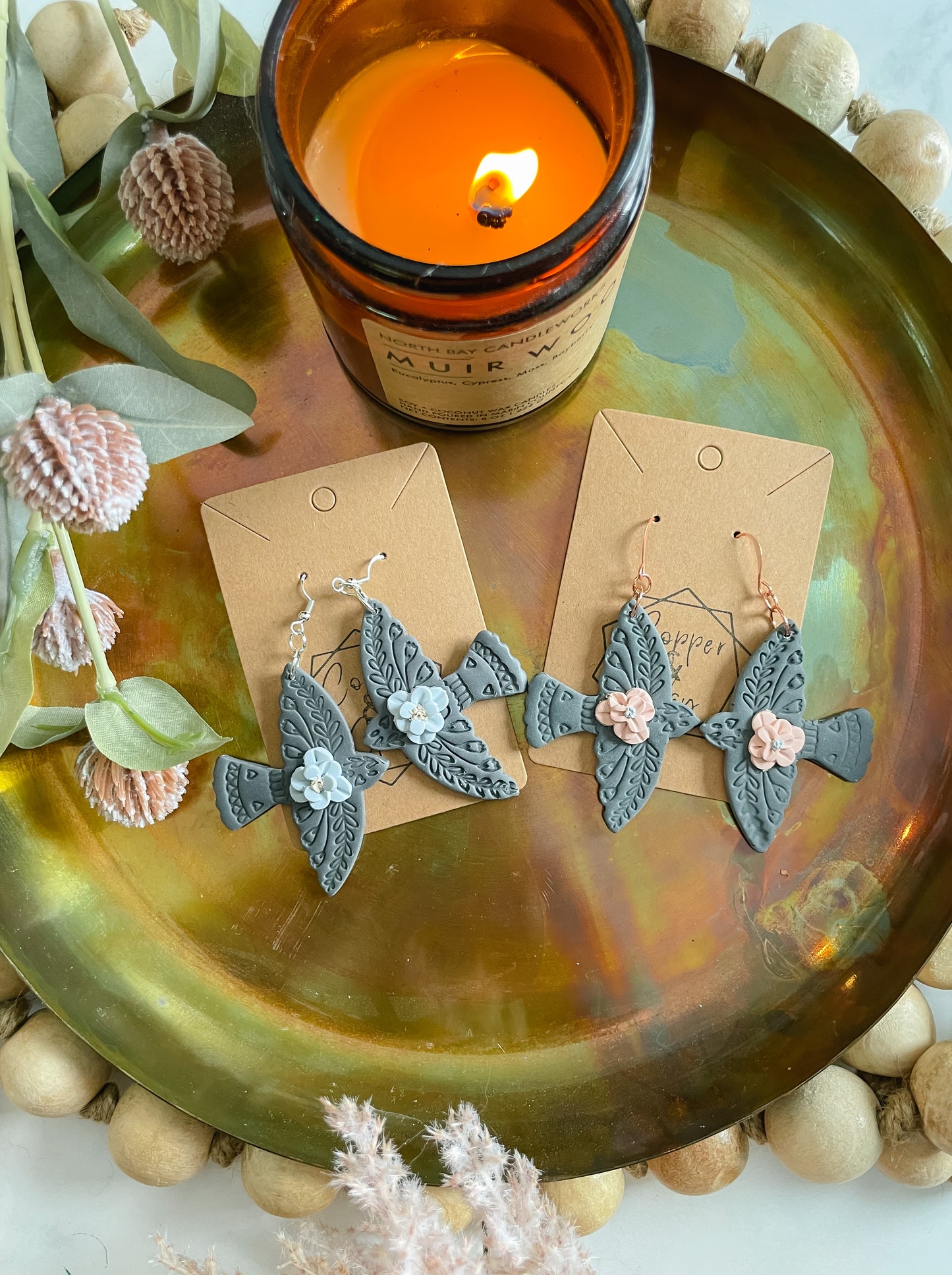 Spring Sparrow Statement Earring