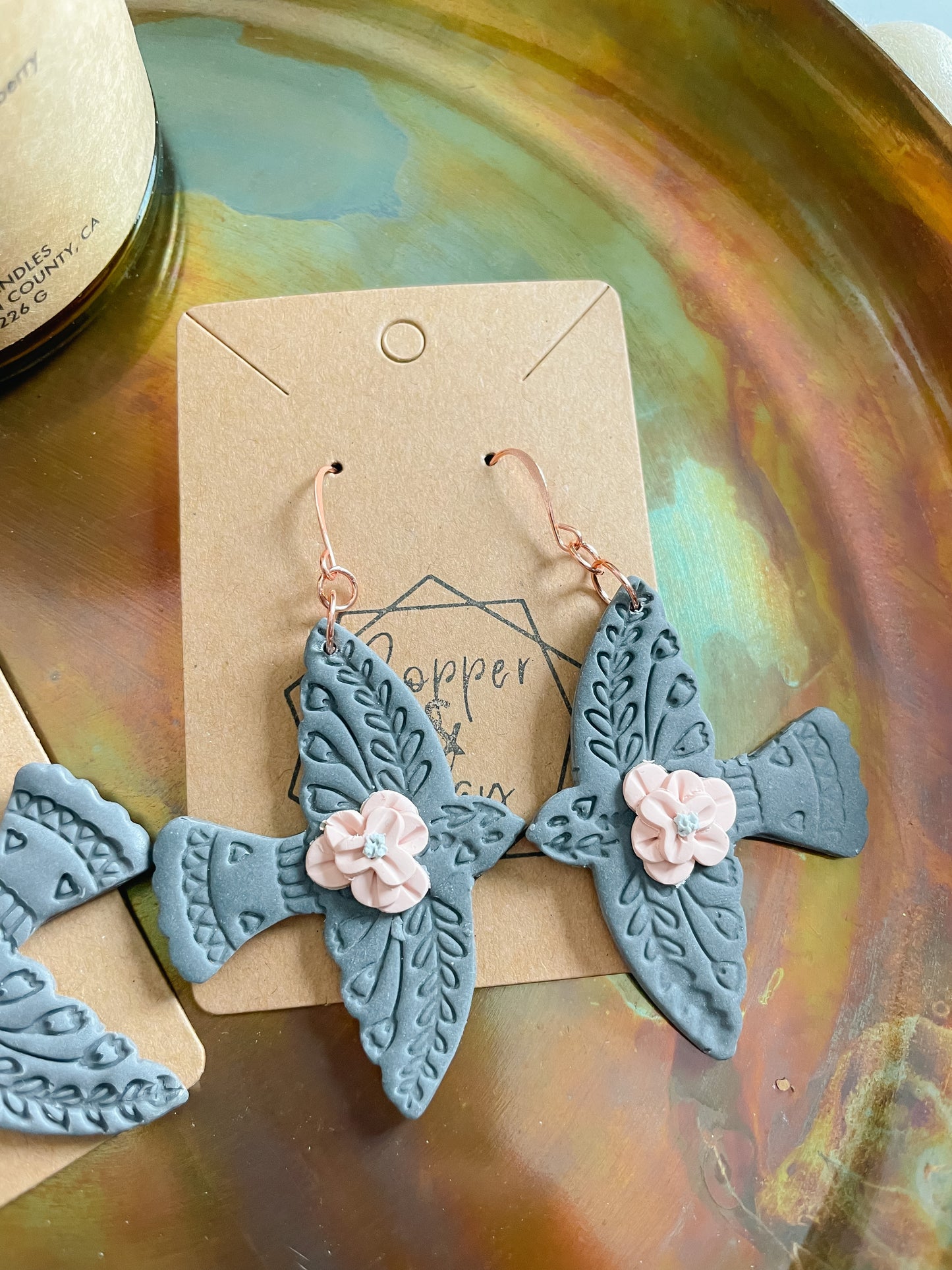 Spring Sparrow Statement Earring