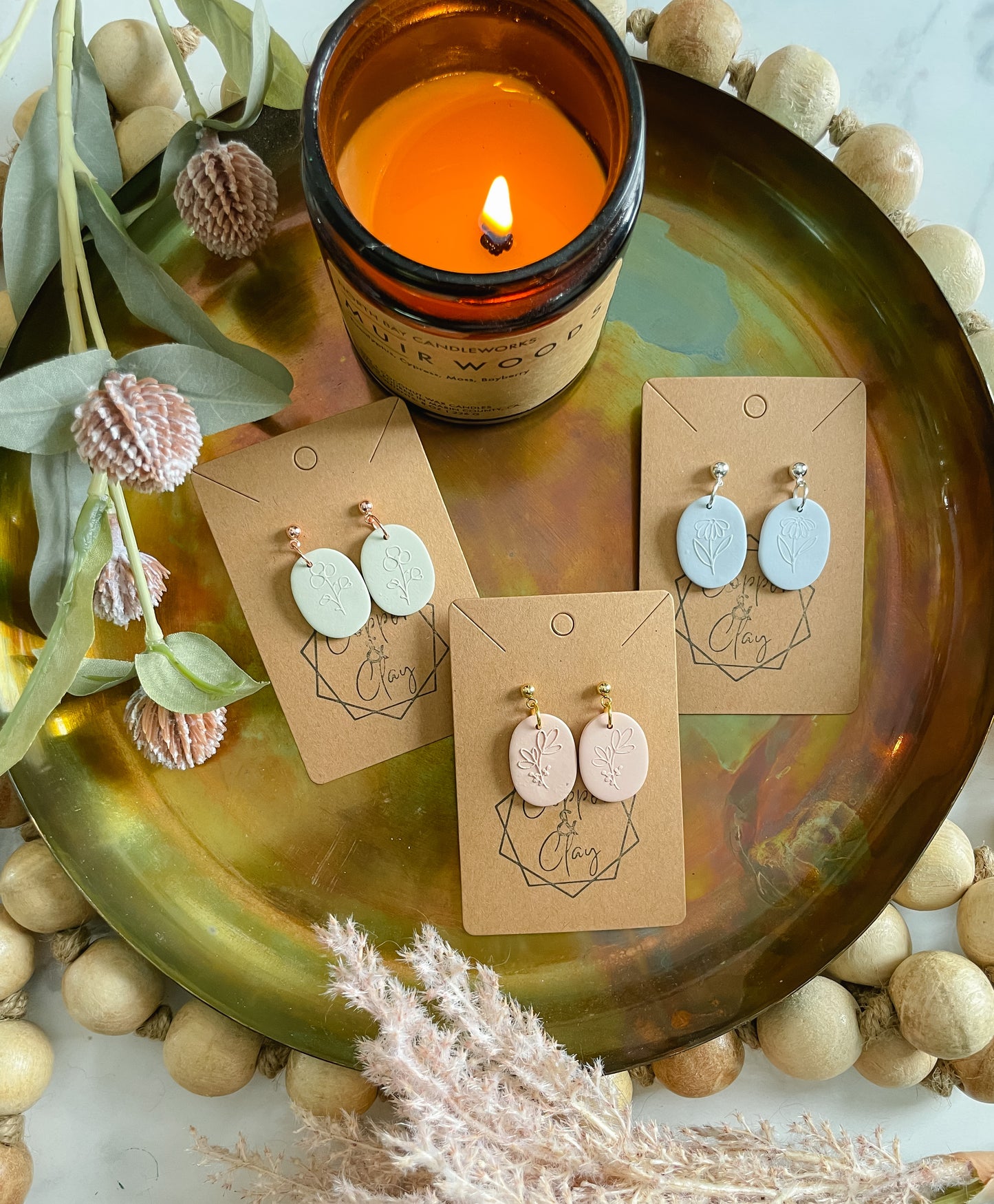 Botanical Drop Earring