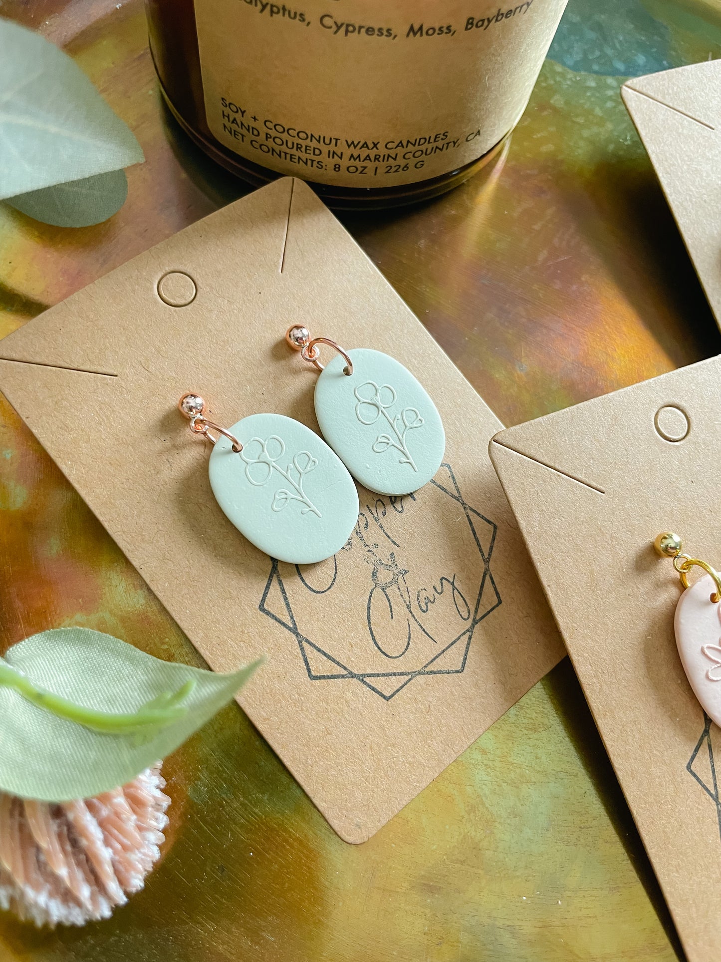 Botanical Drop Earring