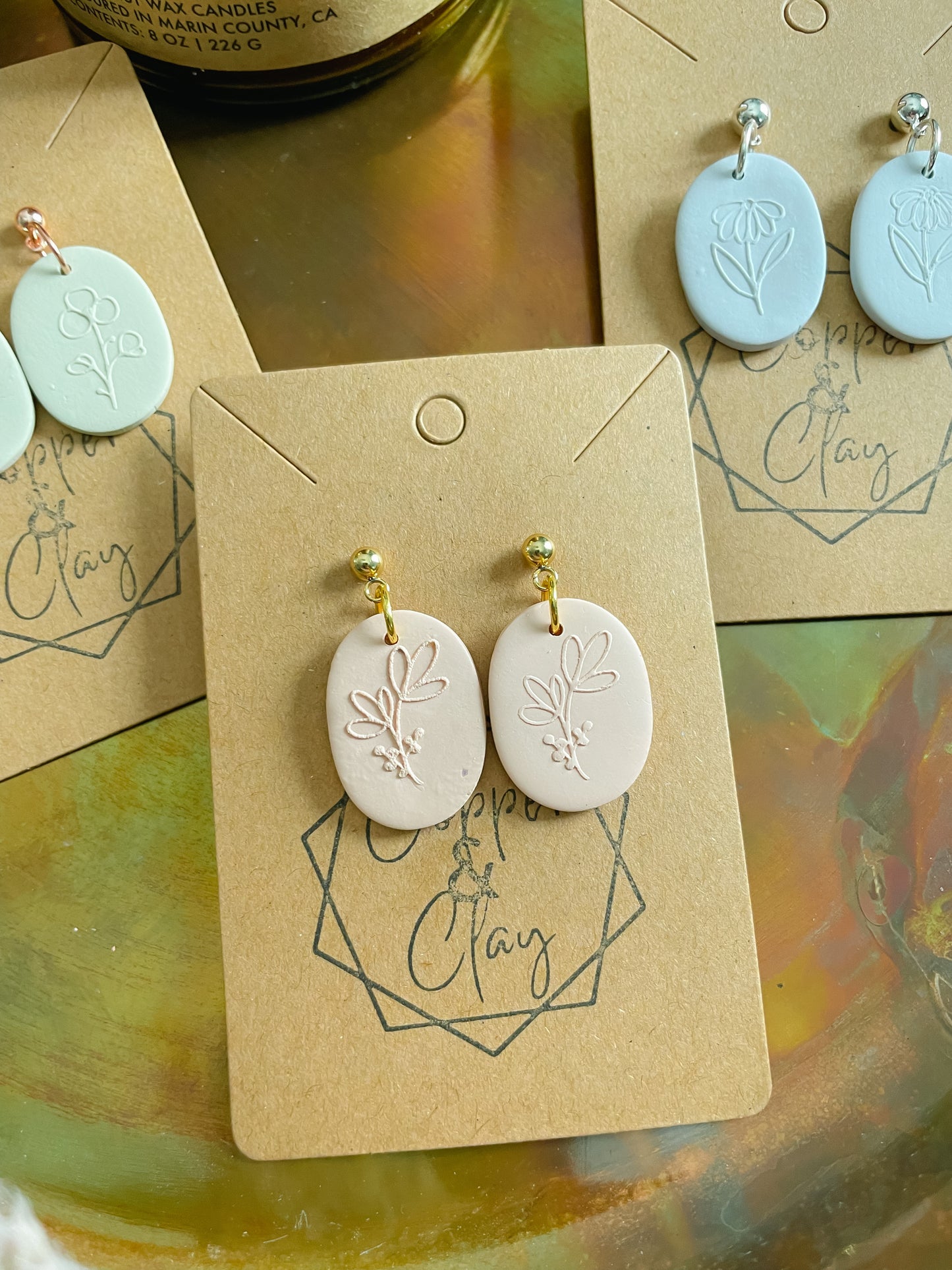 Botanical Drop Earring