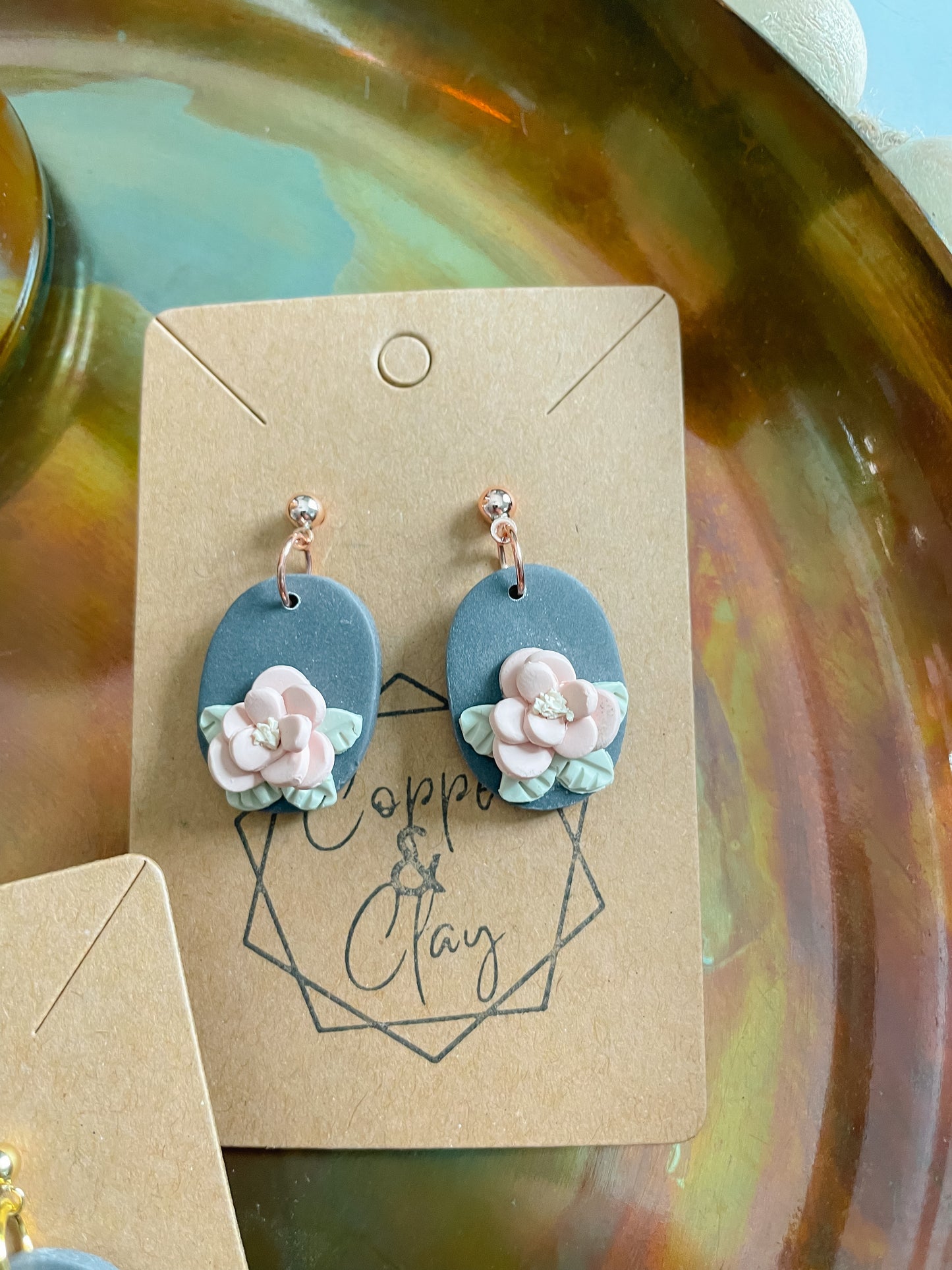 Floral Twilight Drop Earring