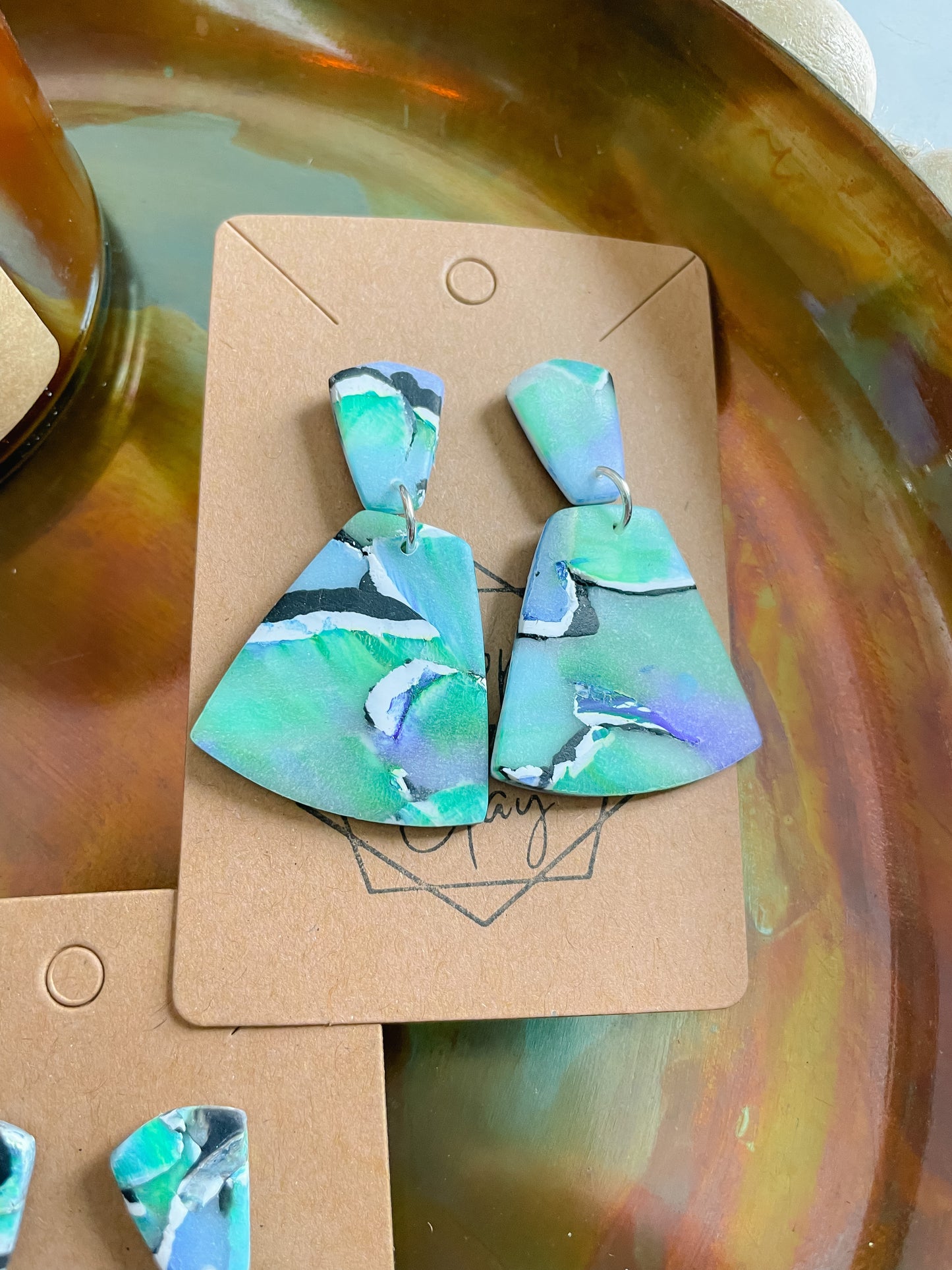 Watercolor Statement Earring