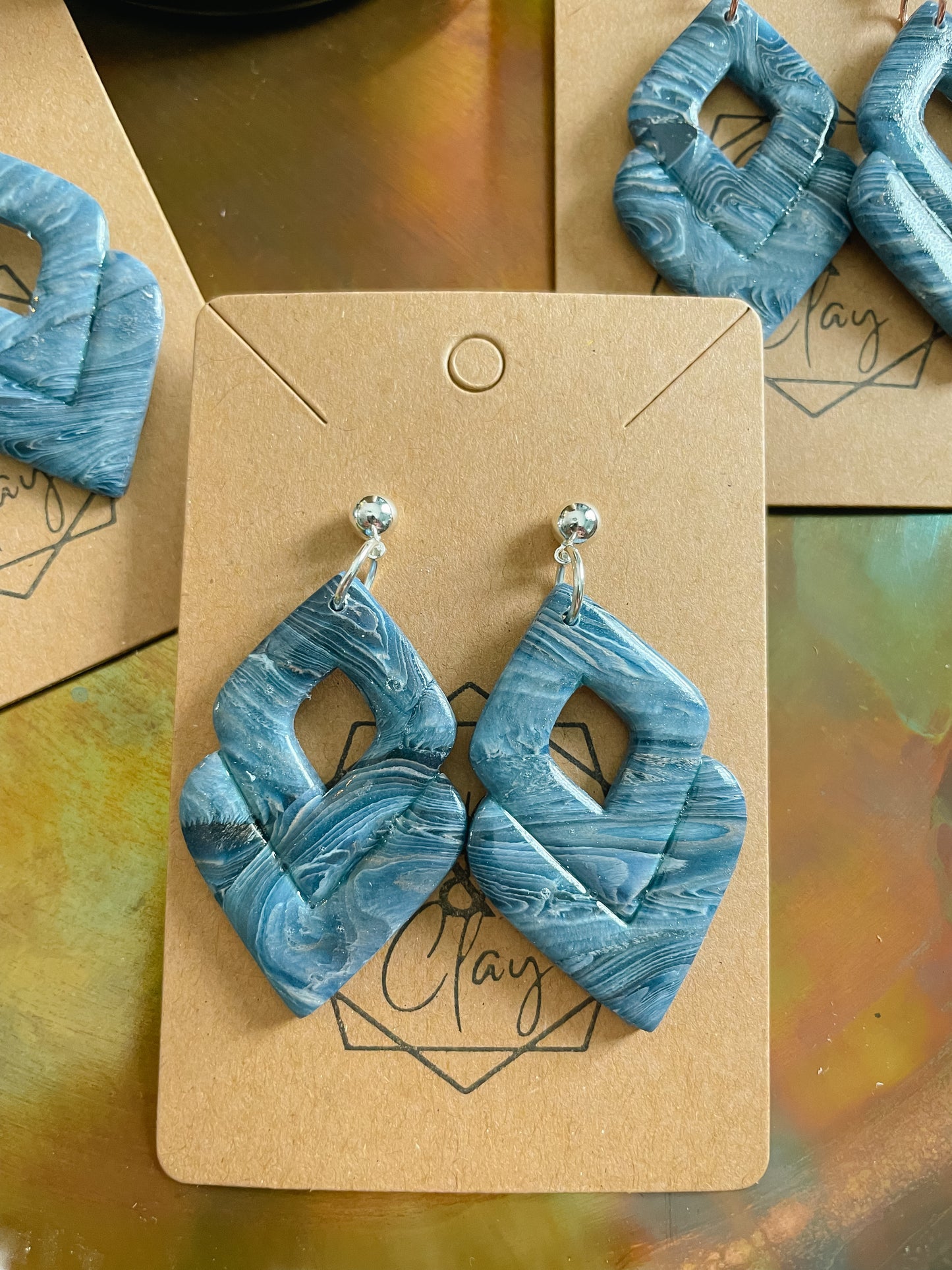 Bluestone Drop Earring
