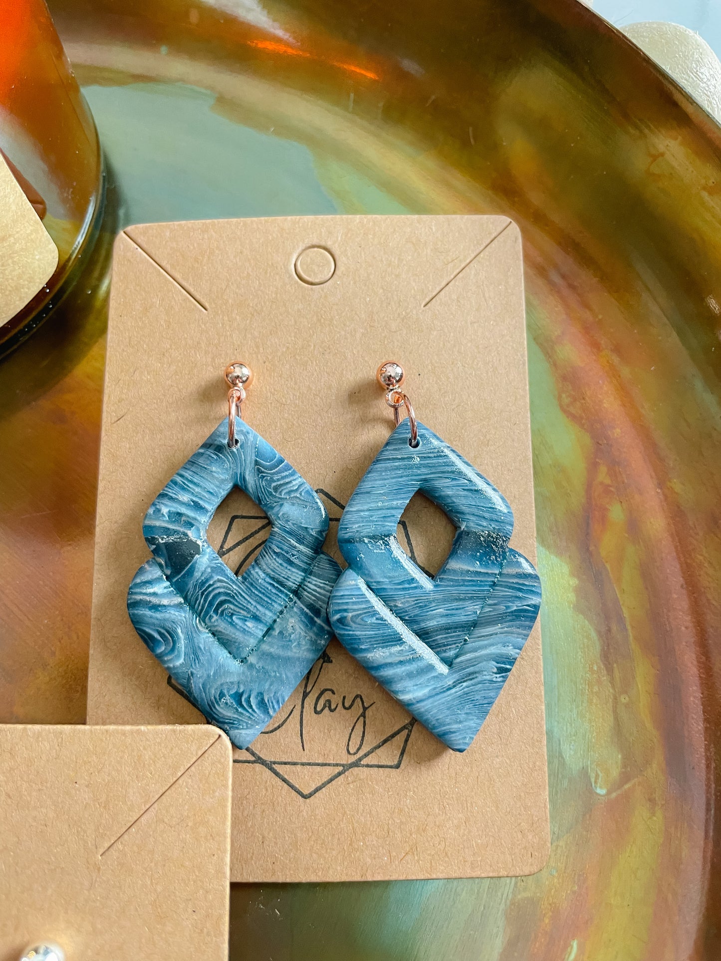 Bluestone Drop Earring
