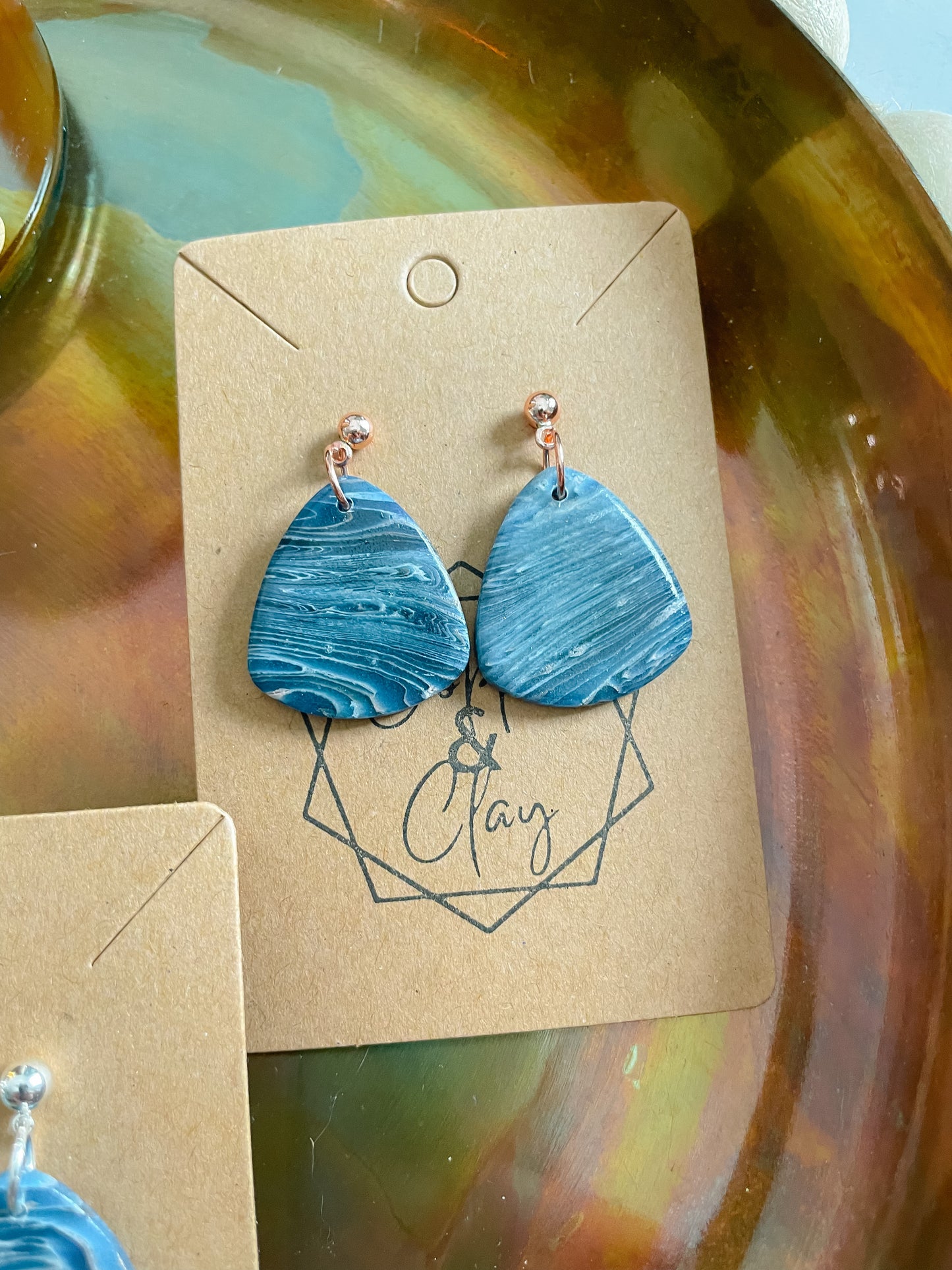 Small Bluestone Drop Earring