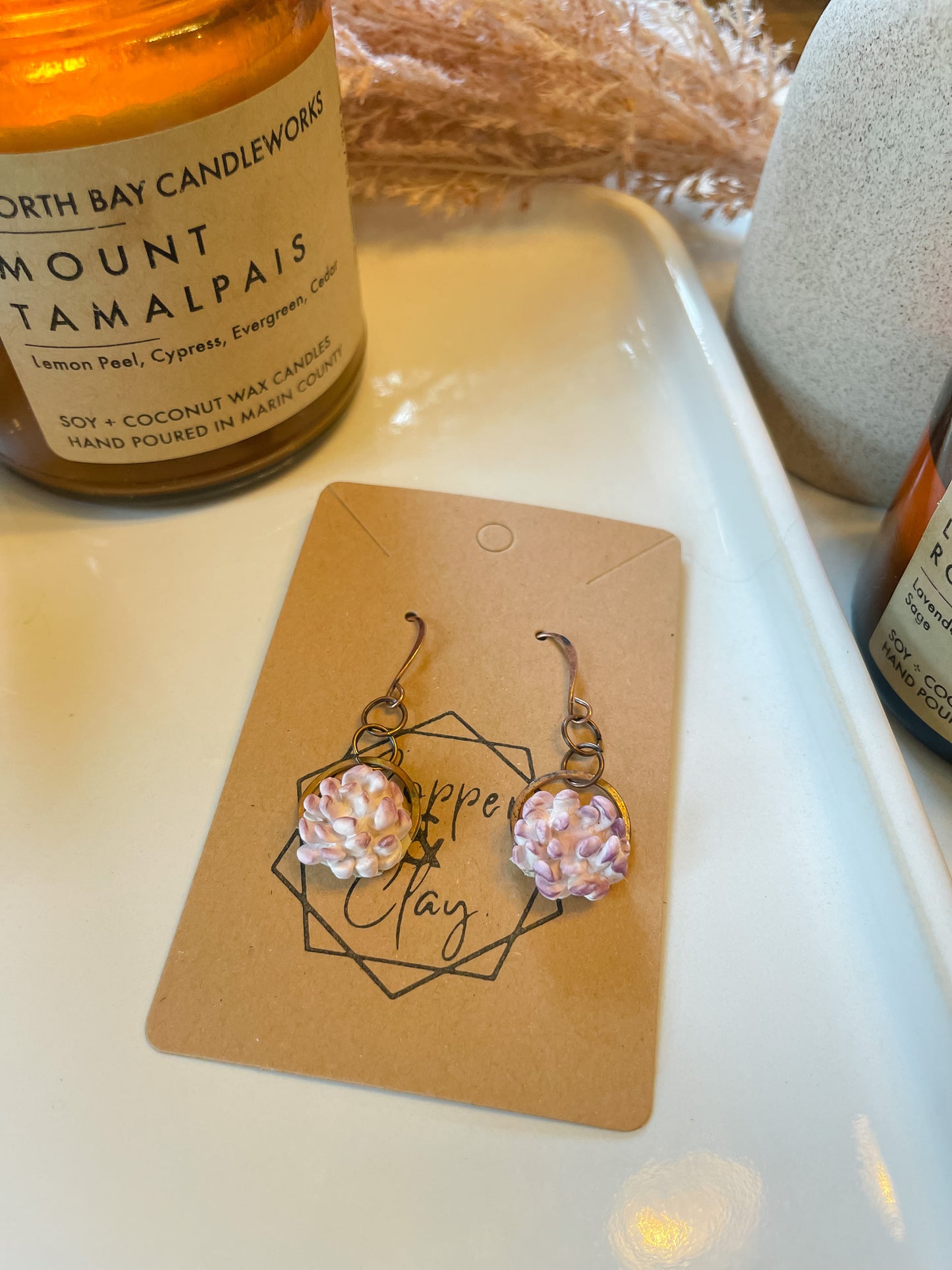 Succulent Circle Dangle (Small)