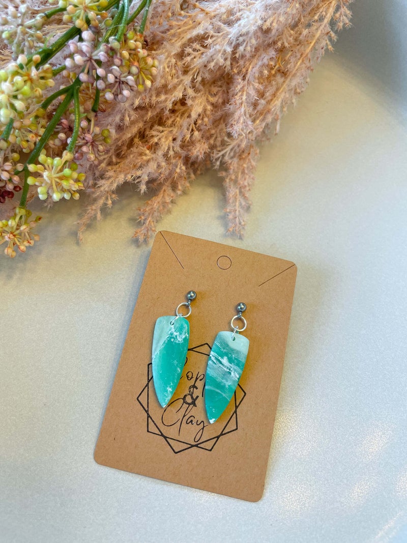 Jade Dagger Statement Earring