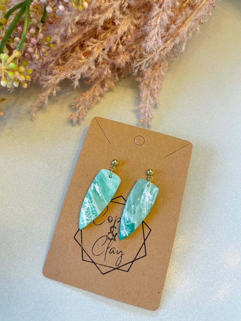 Jade Dagger Statement Earring