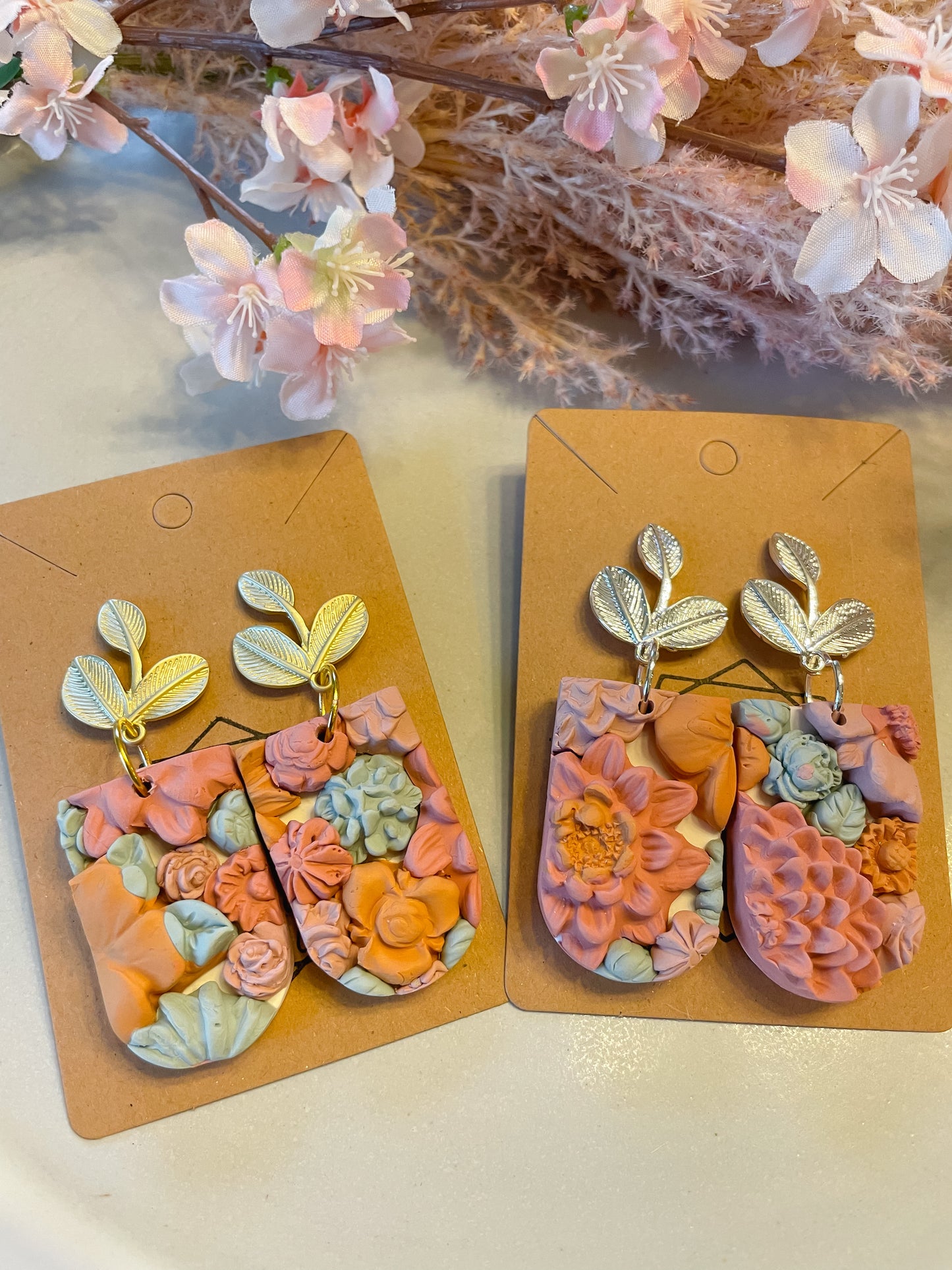Floral Statement Earring